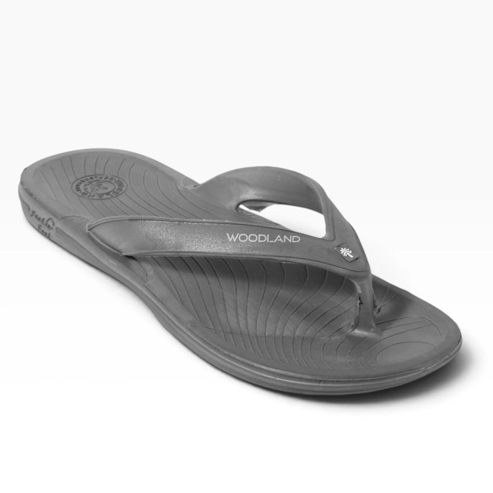 Grey Mens Slipper Flip Flop 2