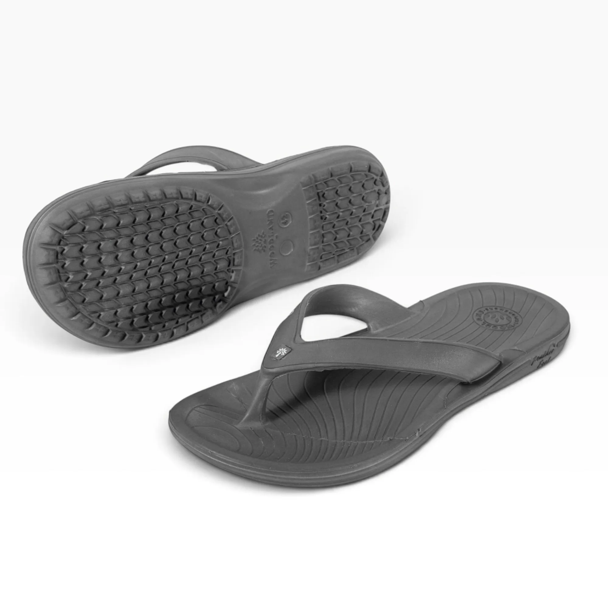 Grey Mens Slipper Flip Flop 6
