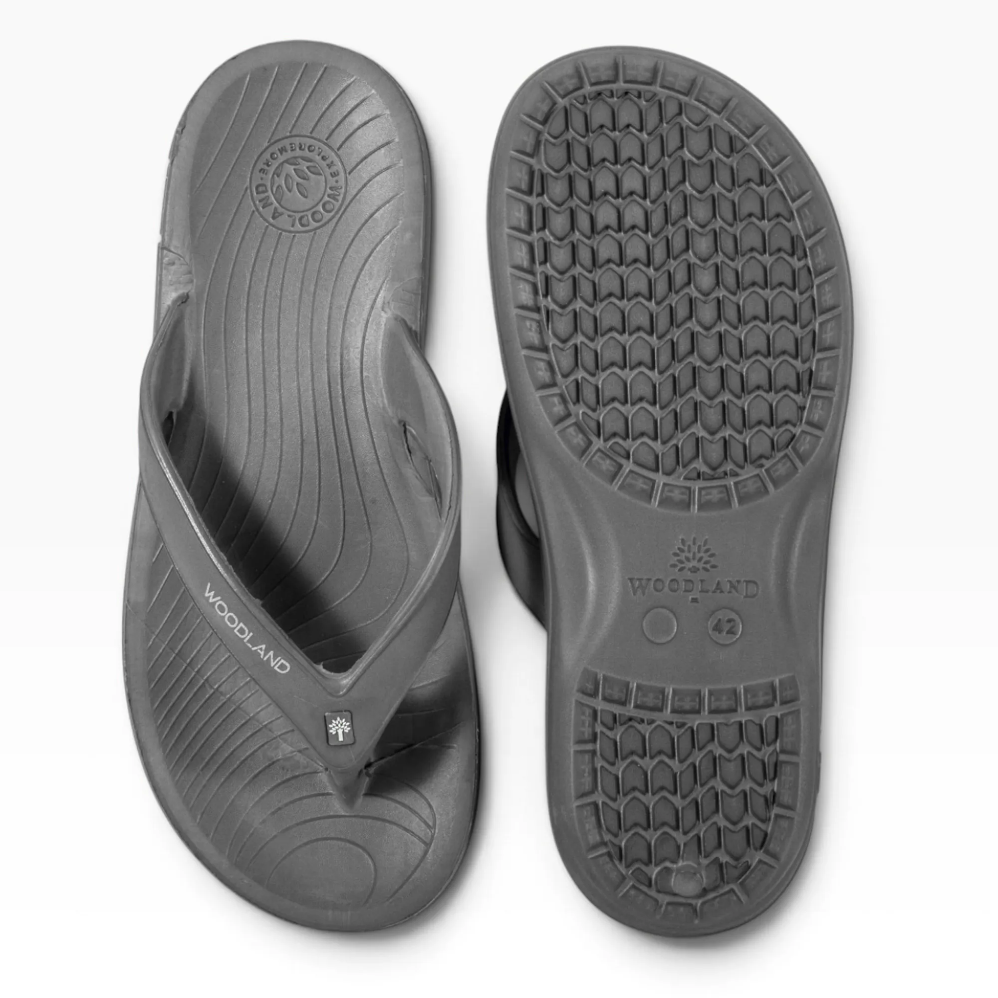 Grey Mens Slipper Flip Flop 9