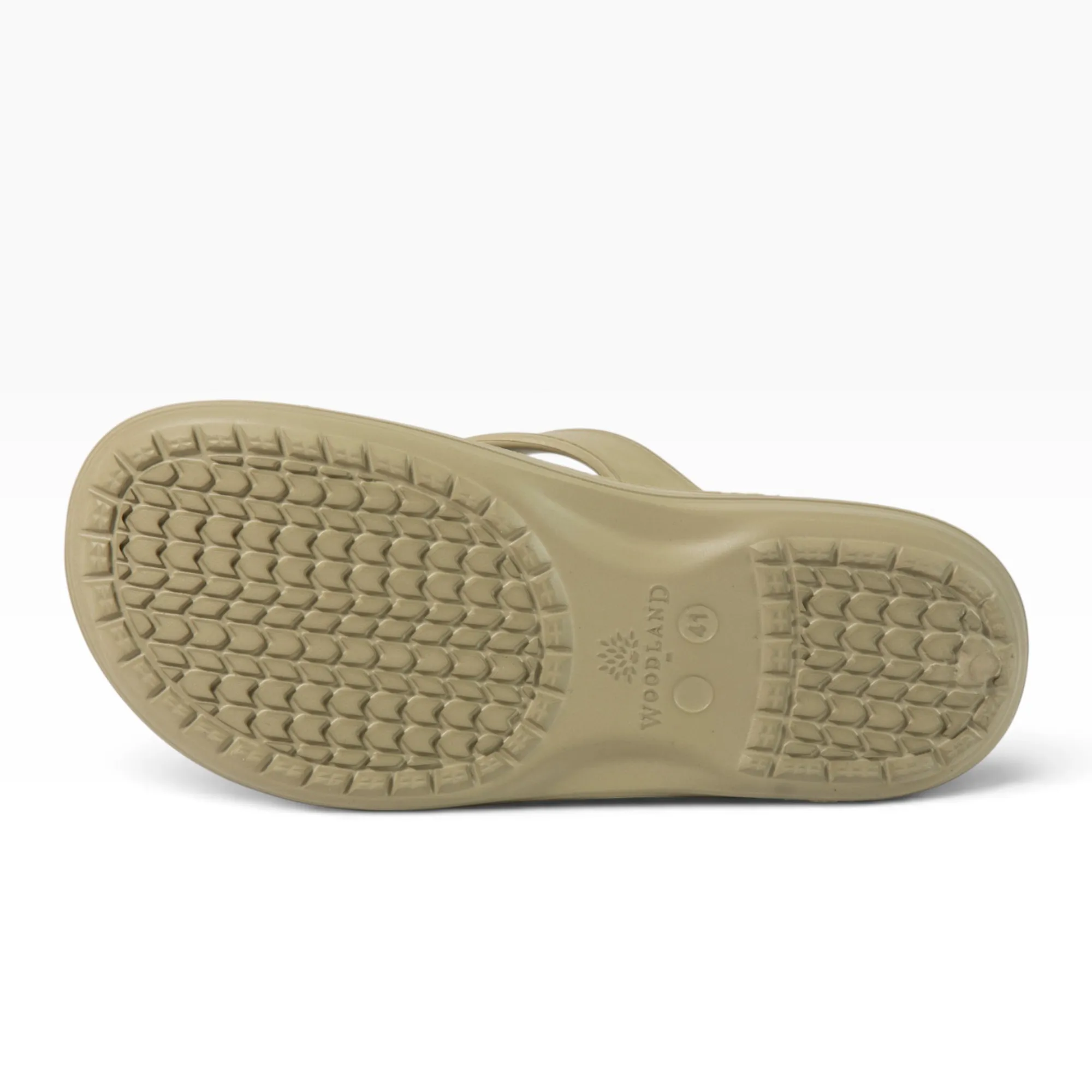 Khaki Mens Slipper Flip Flop - Thumbnail 3