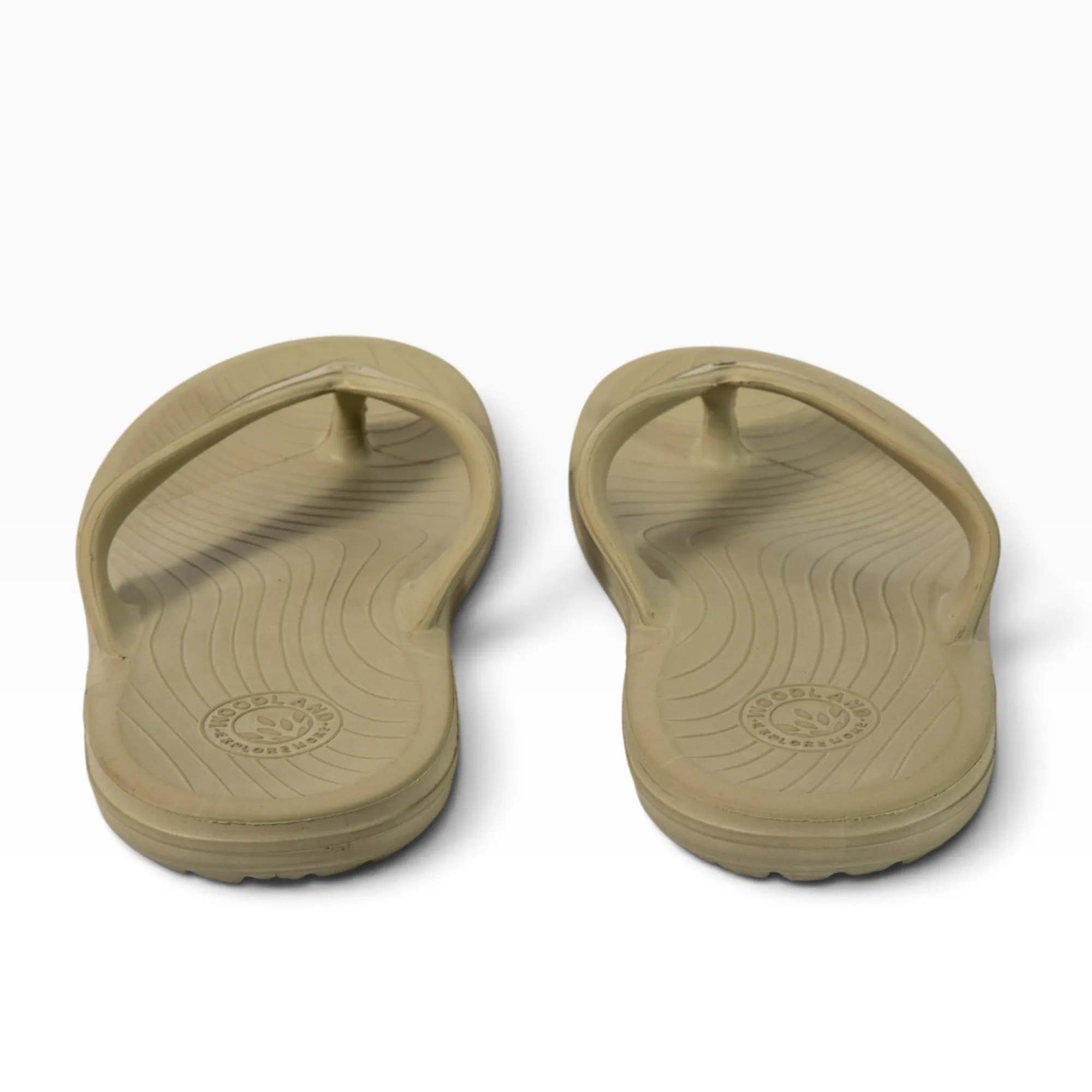 Khaki Mens Slipper Flip Flop - Thumbnail 9