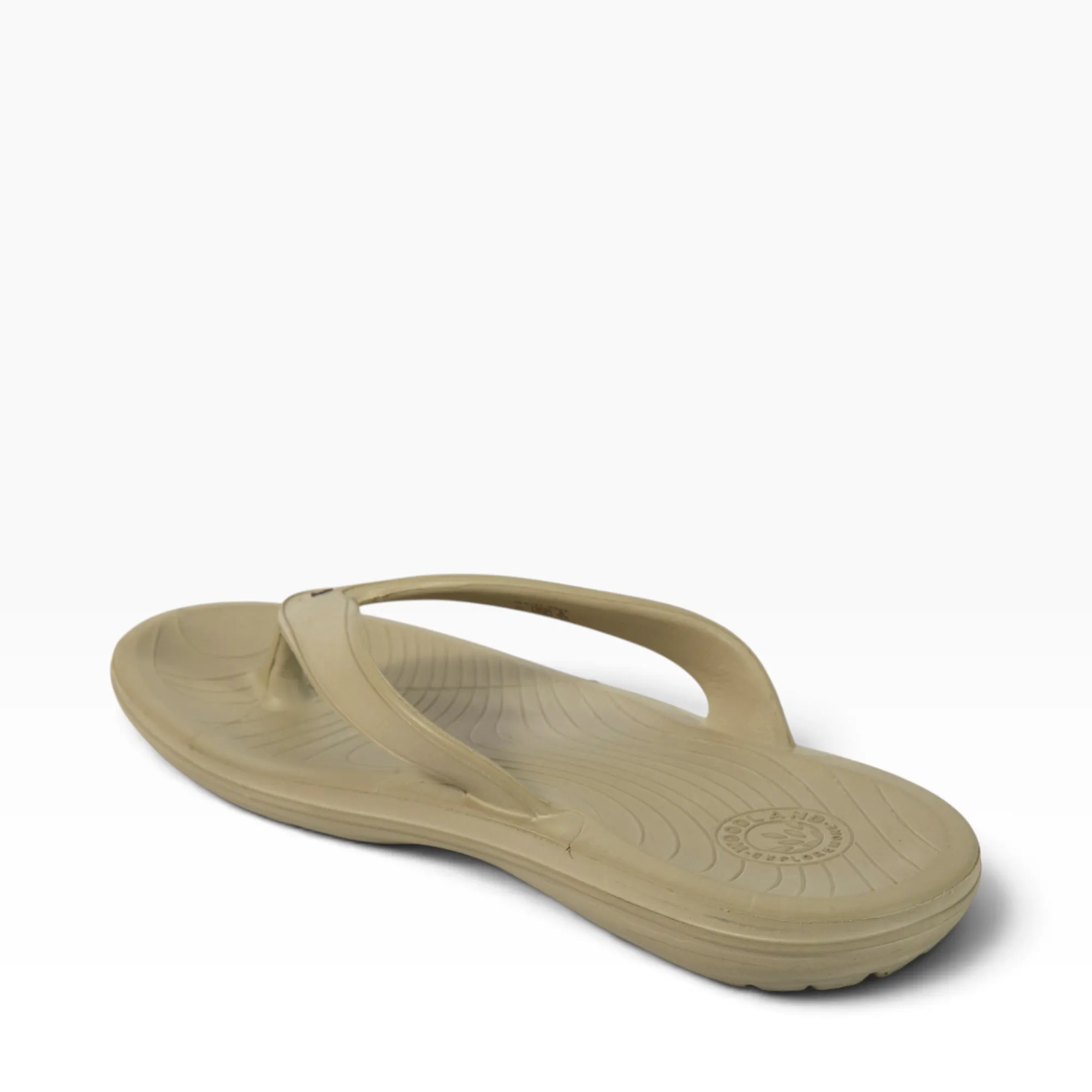 Khaki Mens Slipper Flip Flop - Thumbnail 11