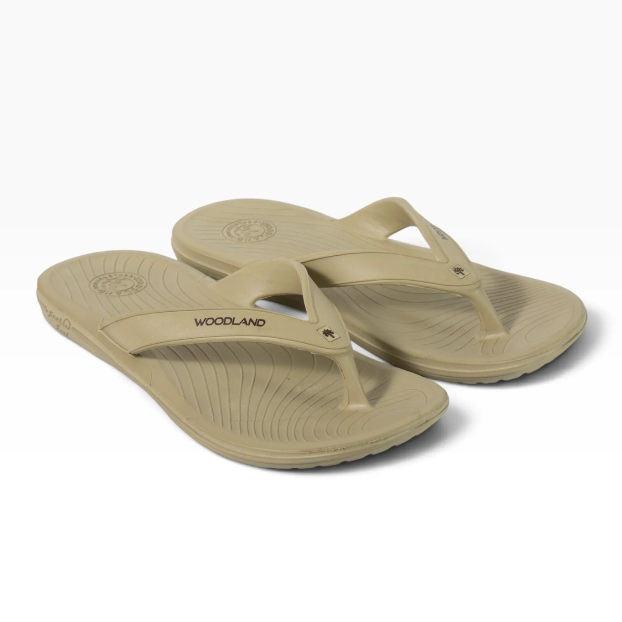 Khaki Mens Slipper Flip Flop - Thumbnail 12
