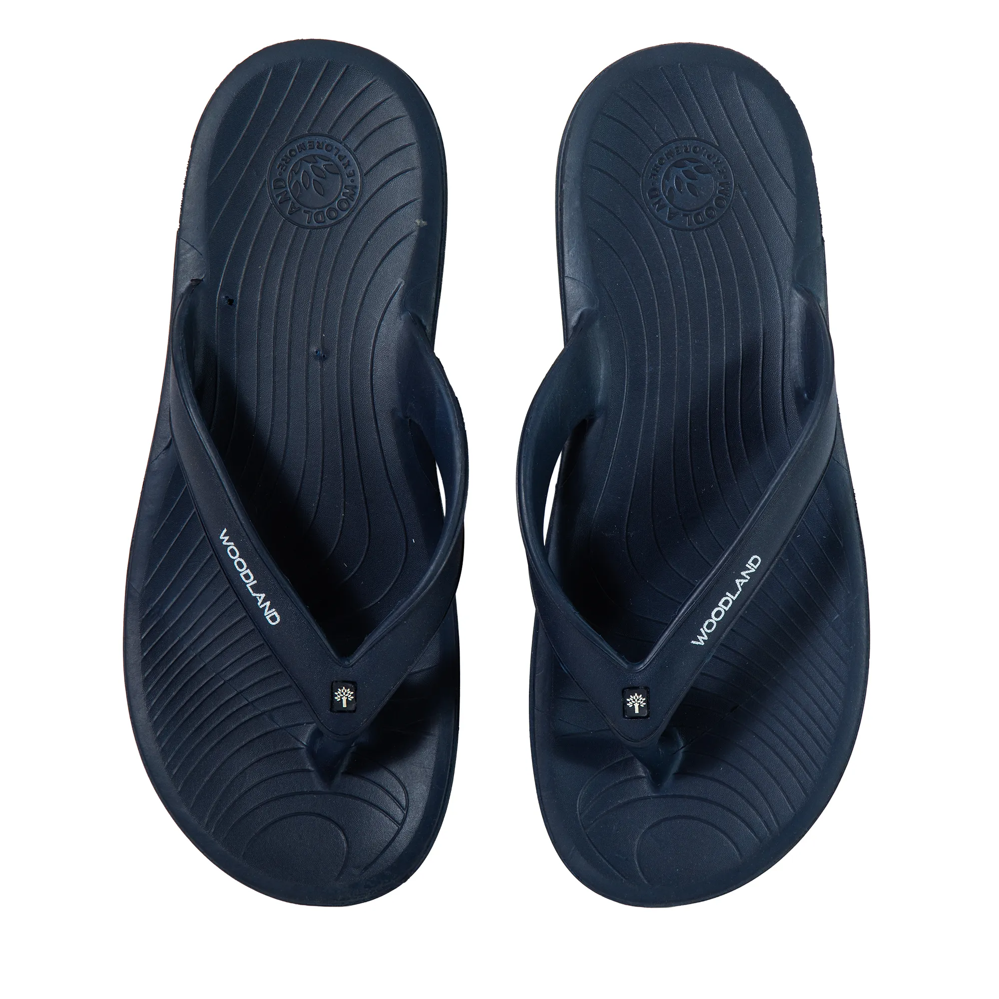 Navy Mens Slipper Flip Flop - Thumbnail 4
