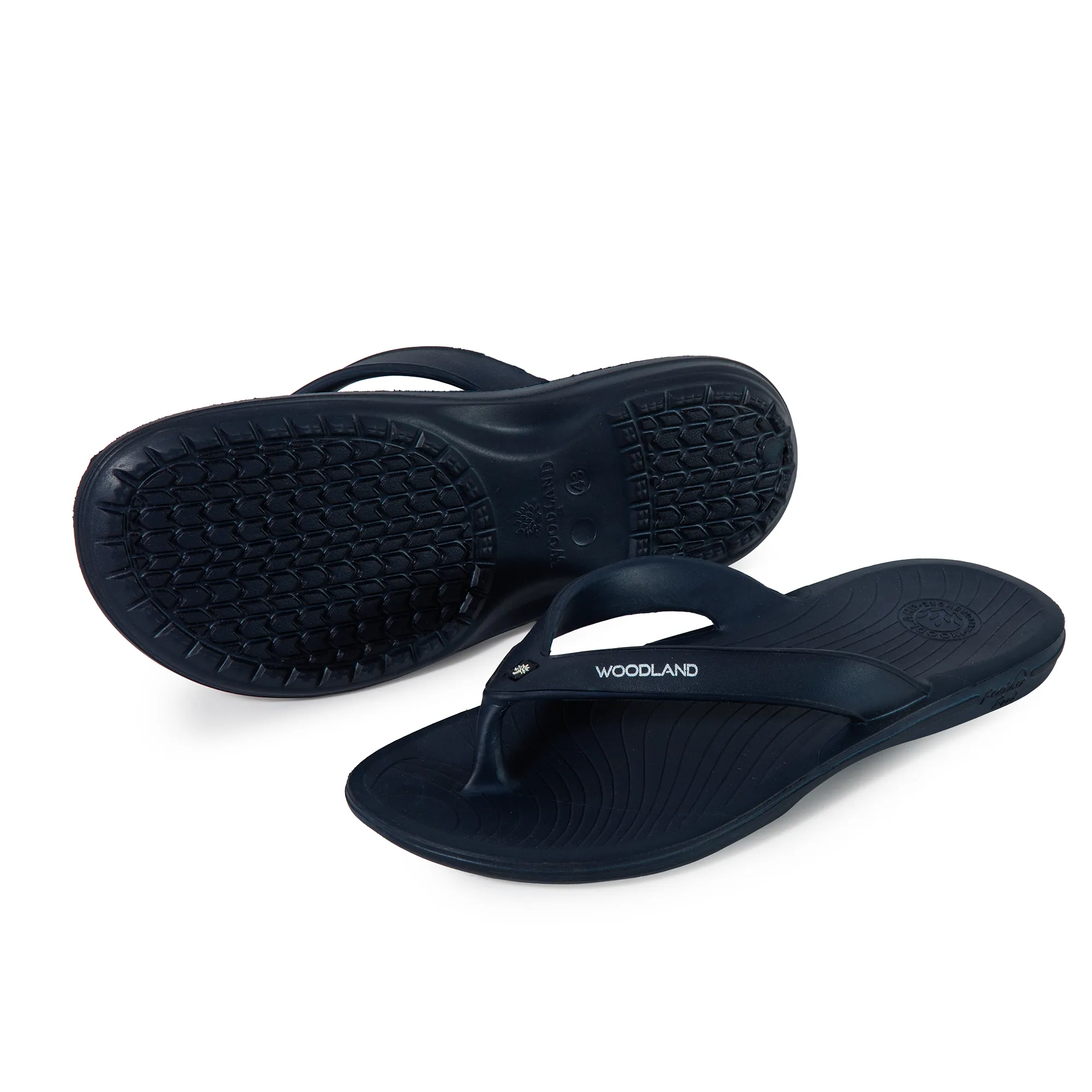 Navy Mens Slipper Flip Flop - Thumbnail 5