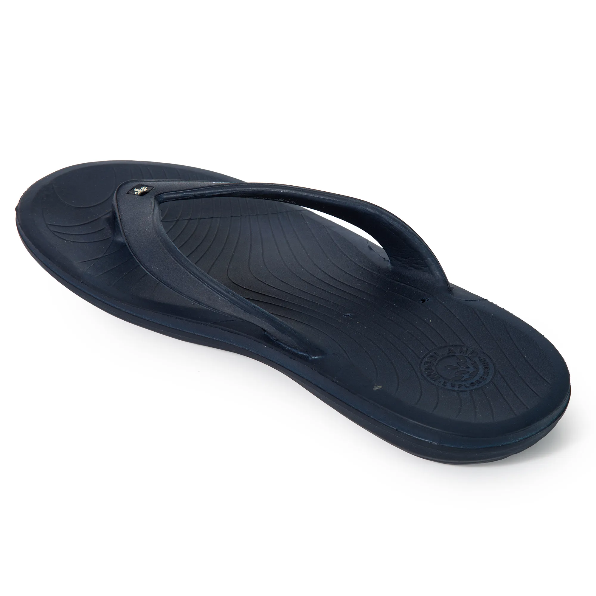Navy Mens Slipper Flip Flop - Thumbnail 6