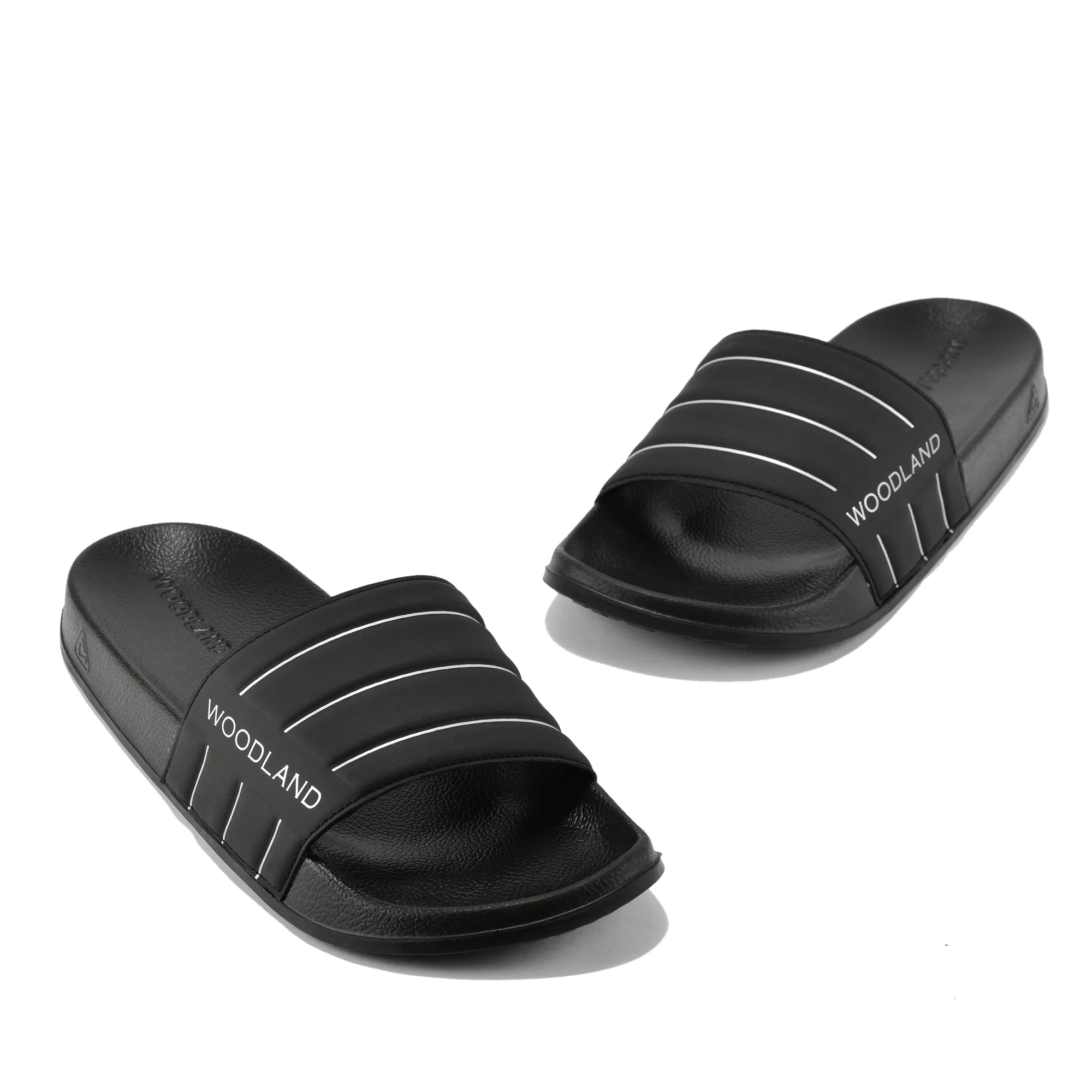 Men Black EVA Lightweight Comfort Slippers - Thumbnail 4