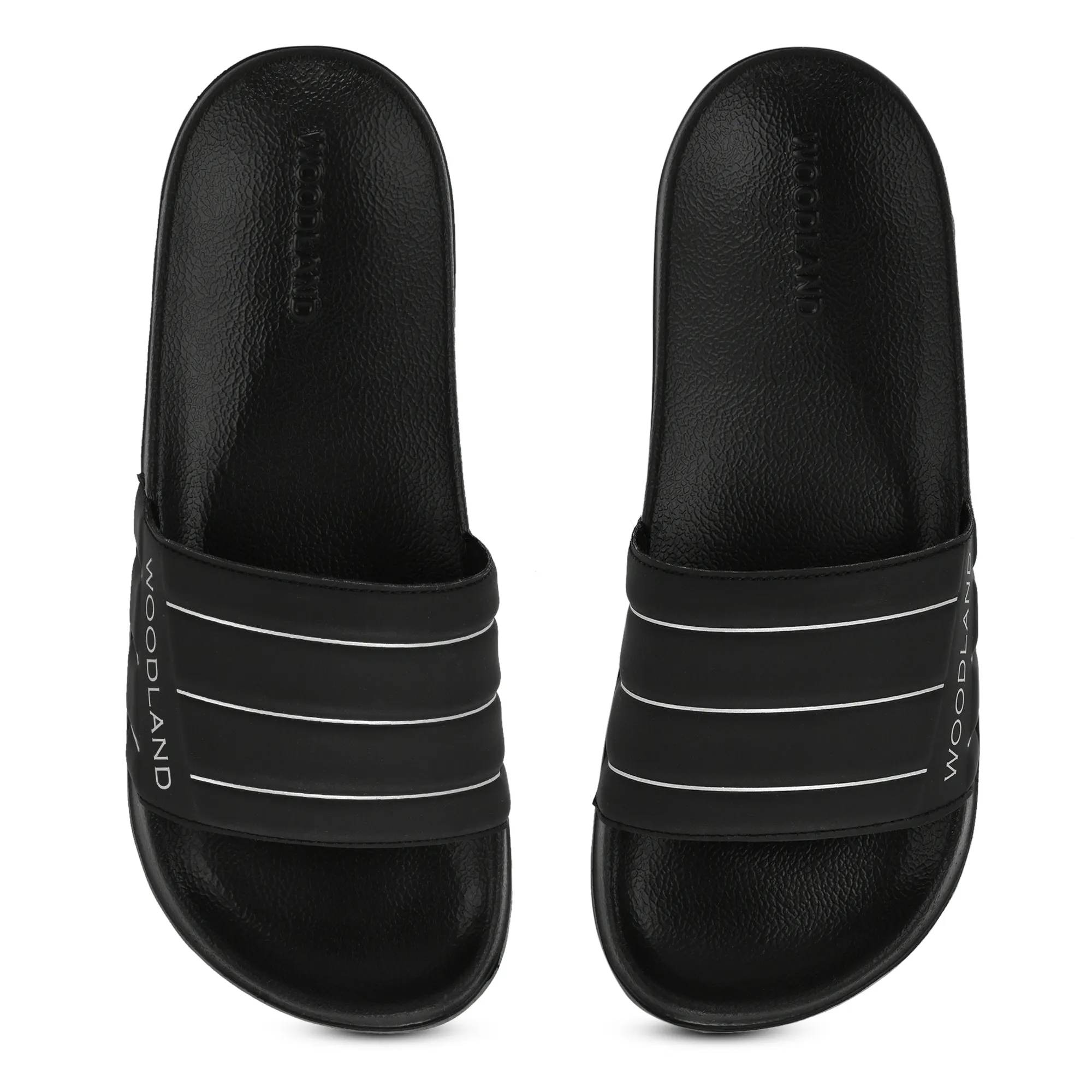 Men Black EVA Lightweight Comfort Slippers - Thumbnail 5
