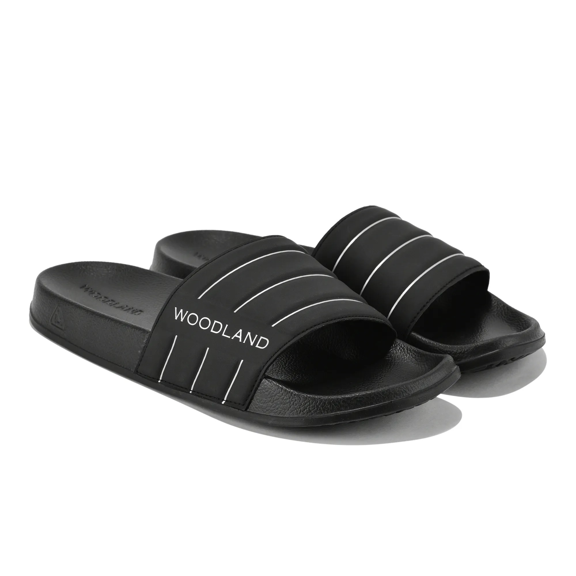 Men Black EVA Lightweight Comfort Slippers - Thumbnail 8