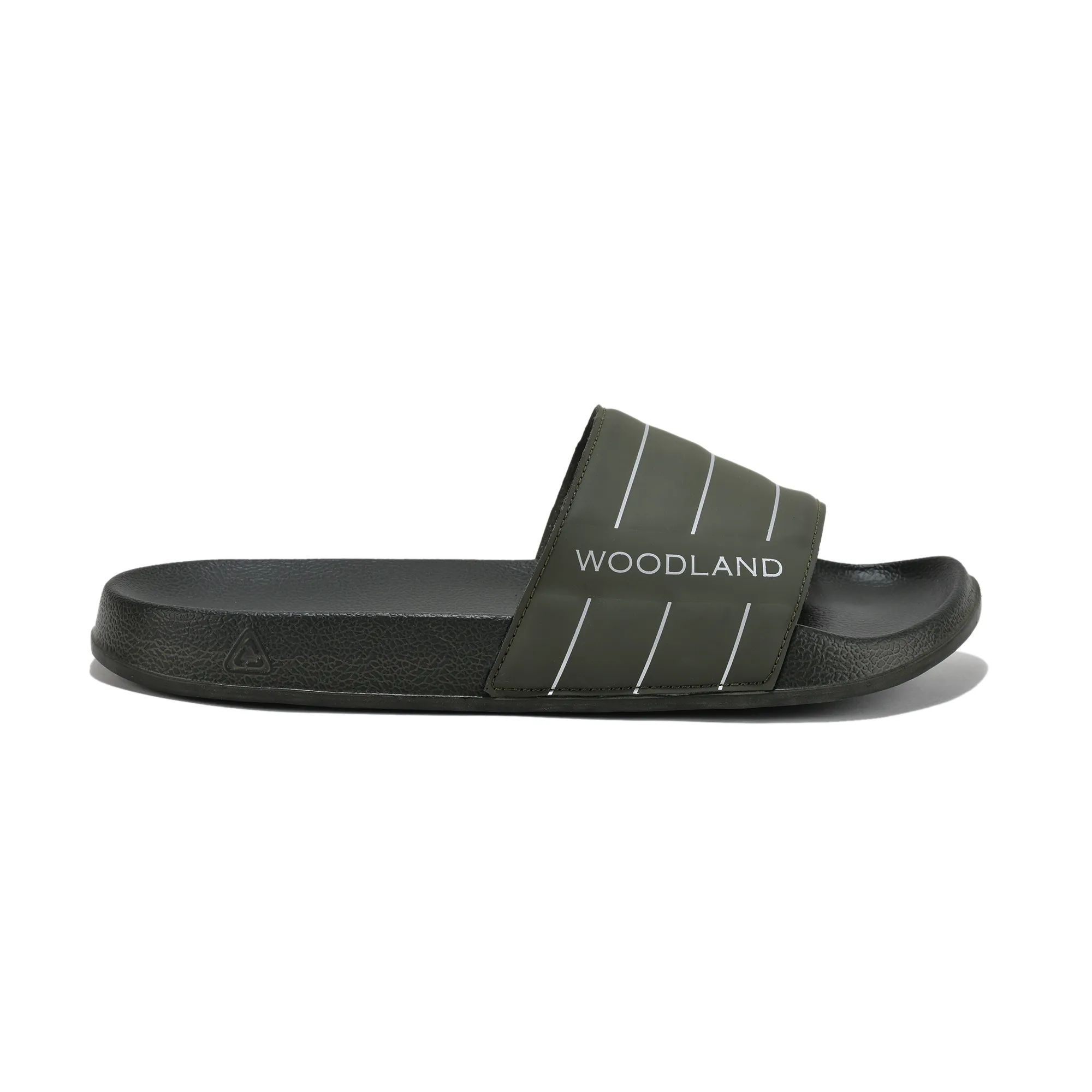 Men Olive EVA Lightweight Comfort Slippers - Thumbnail 2