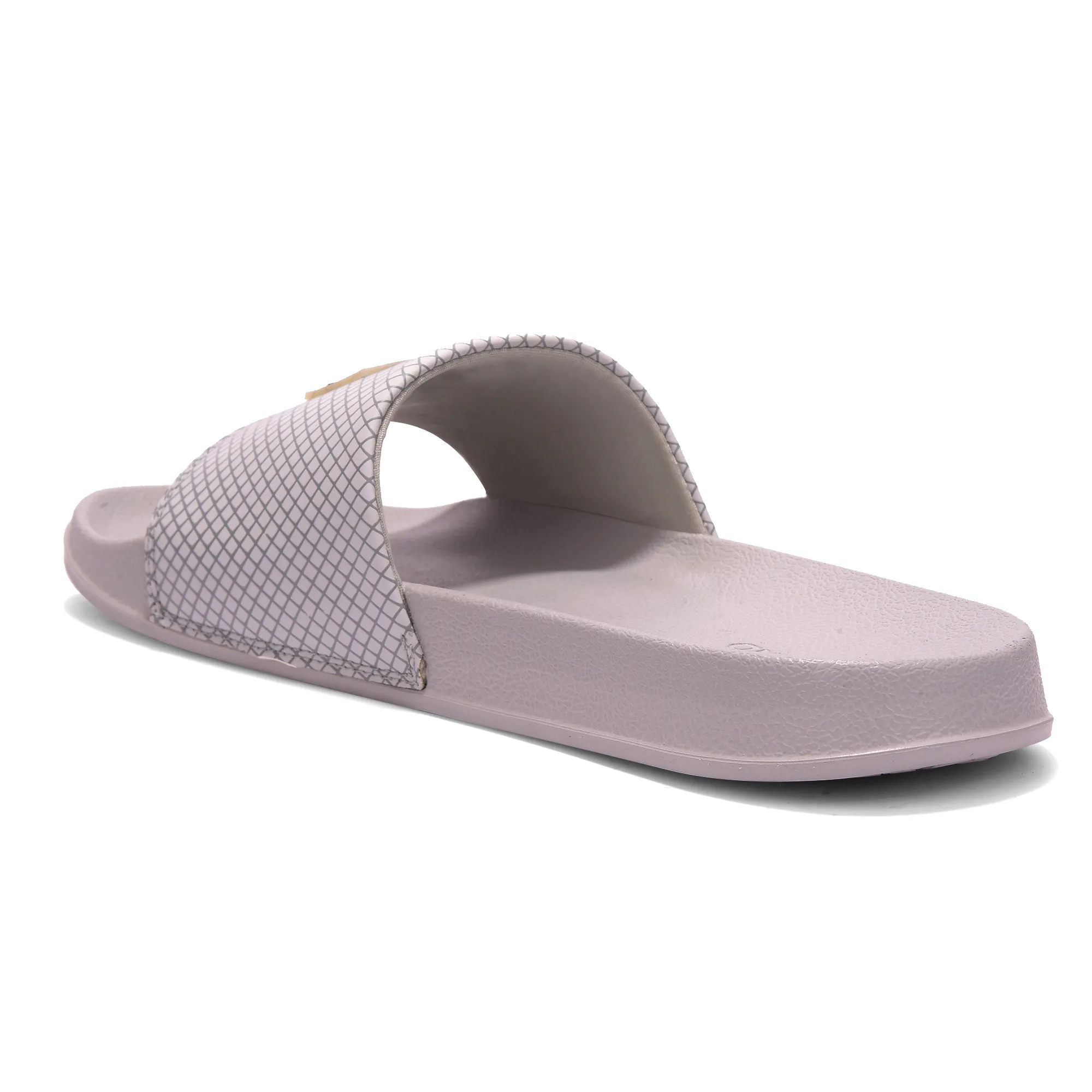 Woodland Men’s Light Grey Smooth Step Sliders - Thumbnail 7