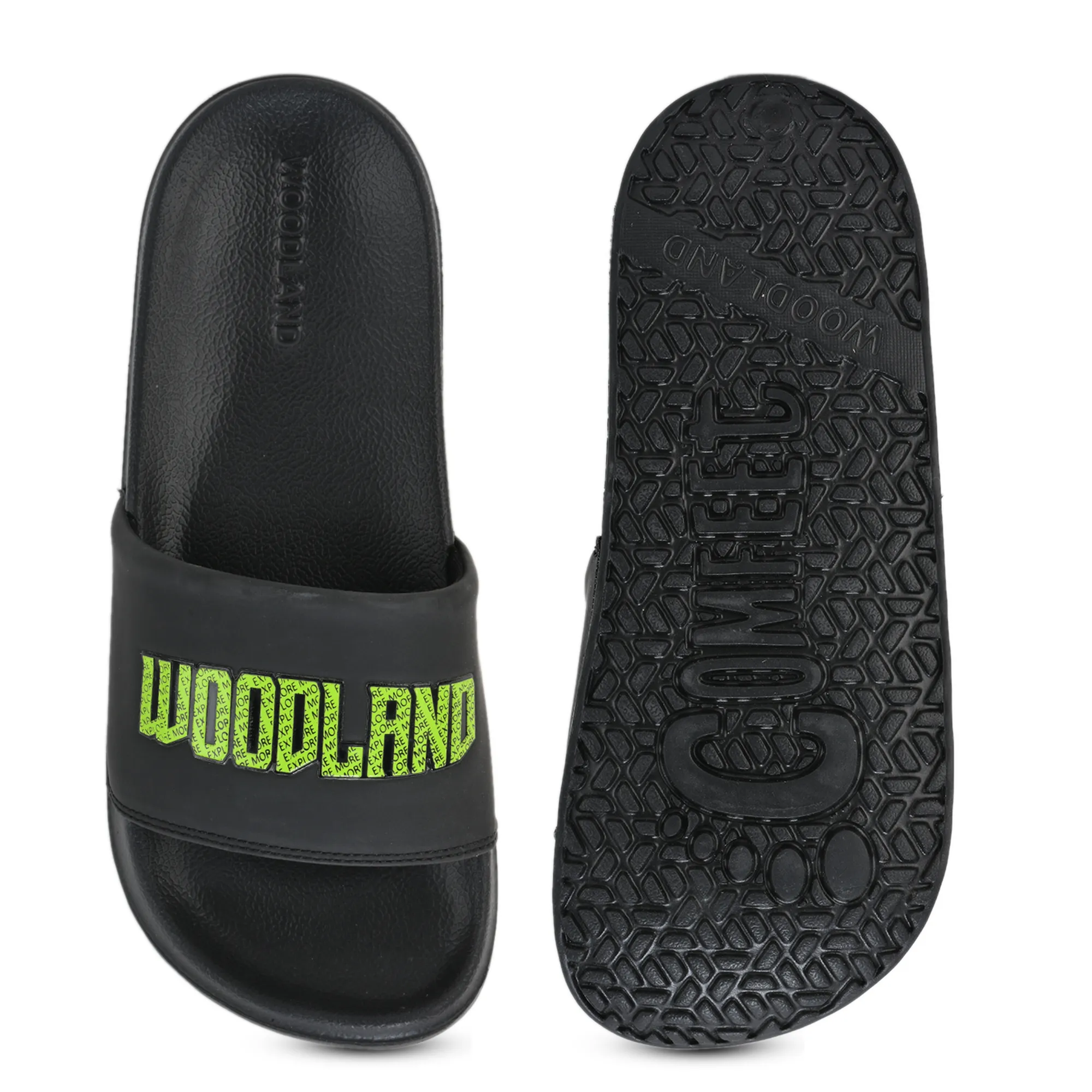 Men Black Lightweight EVA Comfort Slipper - Thumbnail 9