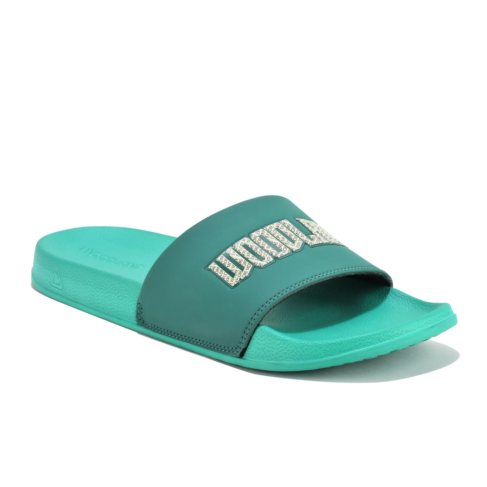 Men Green Lightweight EVA Comfort Slipper - Thumbnail 3
