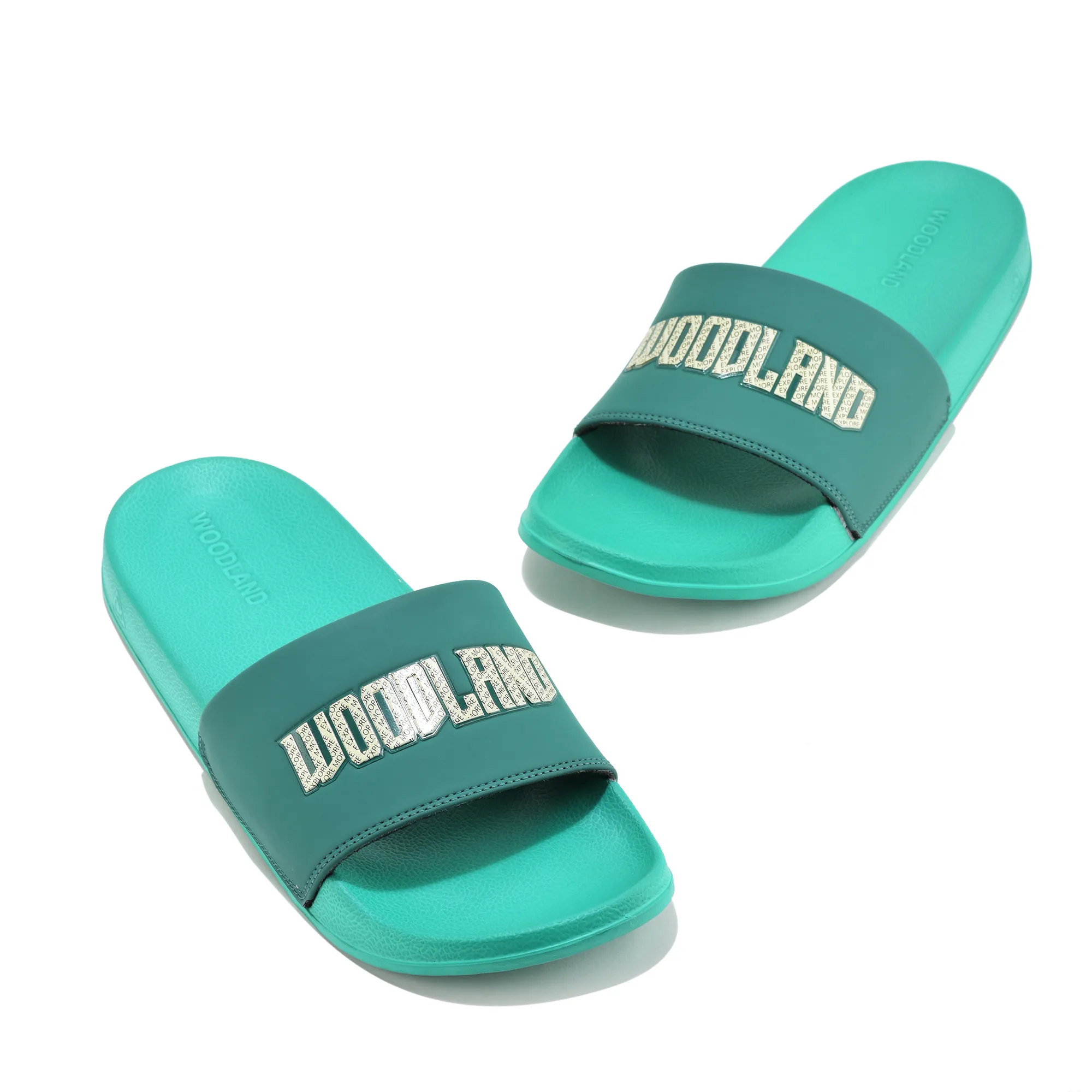 Men Green Lightweight EVA Comfort Slipper - Thumbnail 4