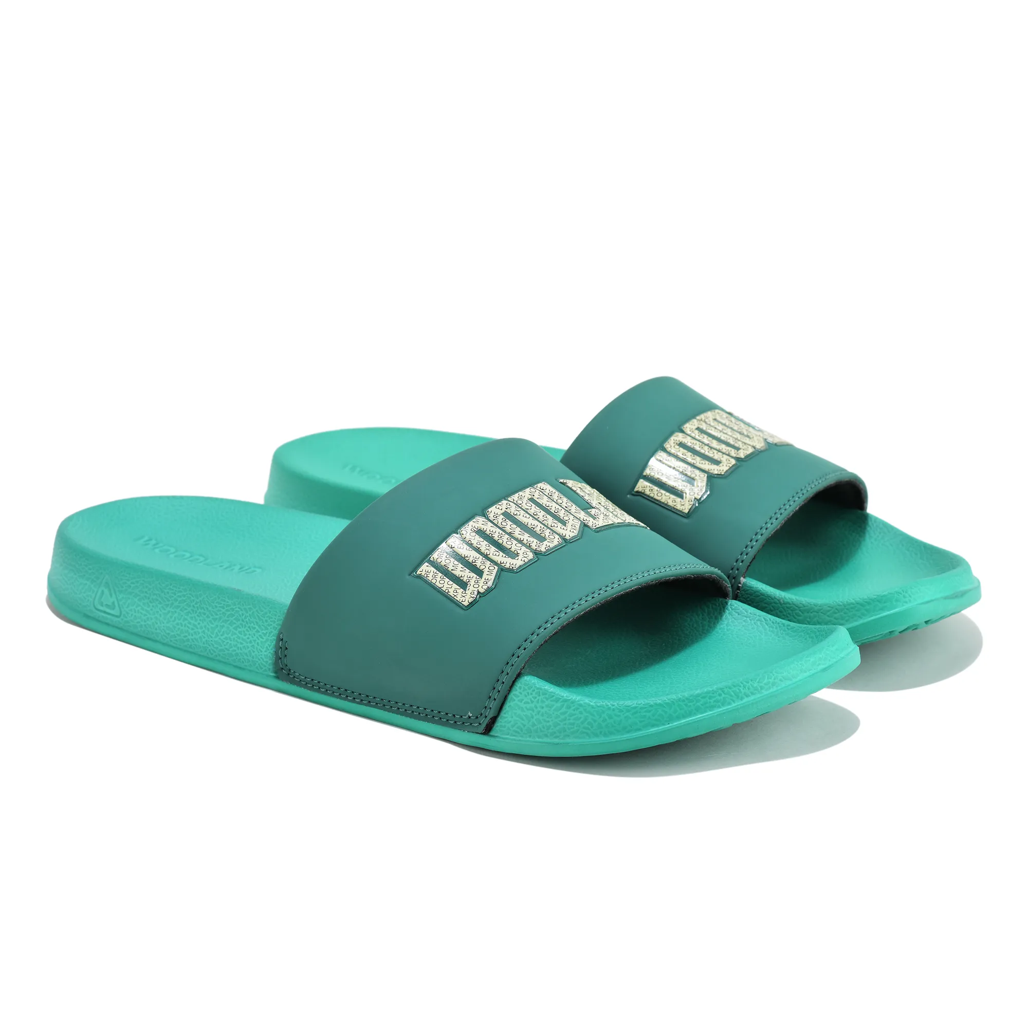 Men Green Lightweight EVA Comfort Slipper - Thumbnail 8