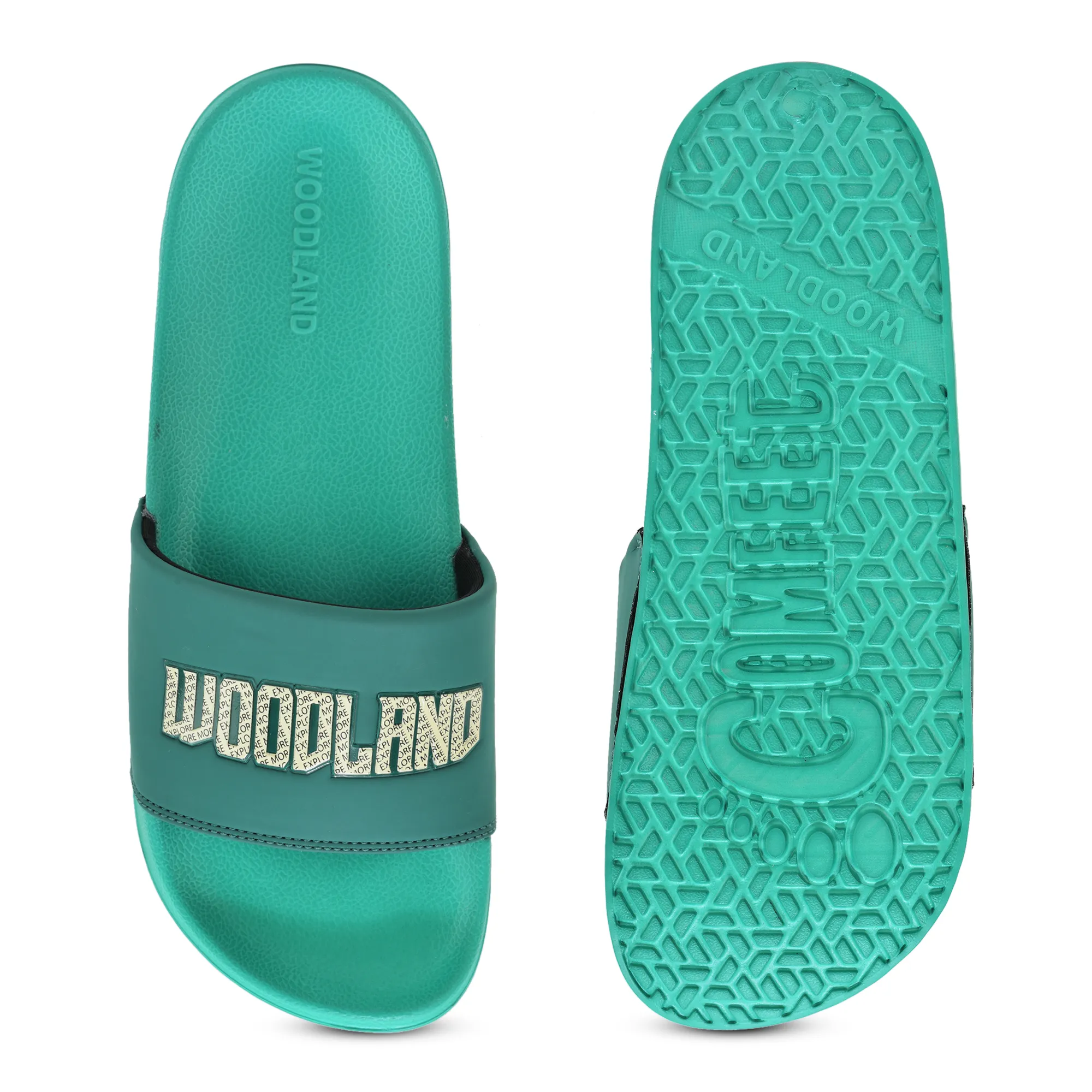 Men Green Lightweight EVA Comfort Slipper - Thumbnail 9