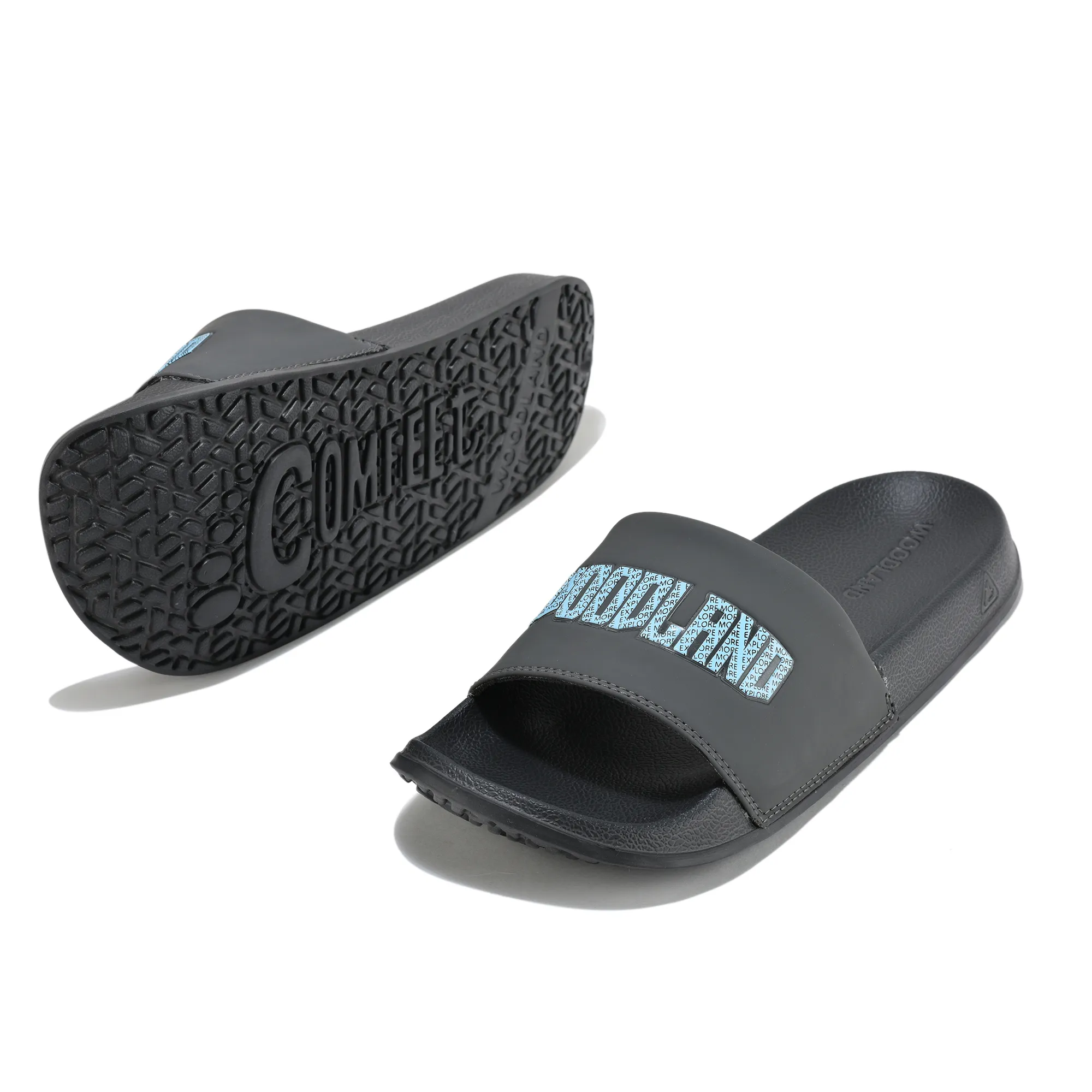 Men Grey Lightweight EVA Comfort Slipper - Thumbnail 6