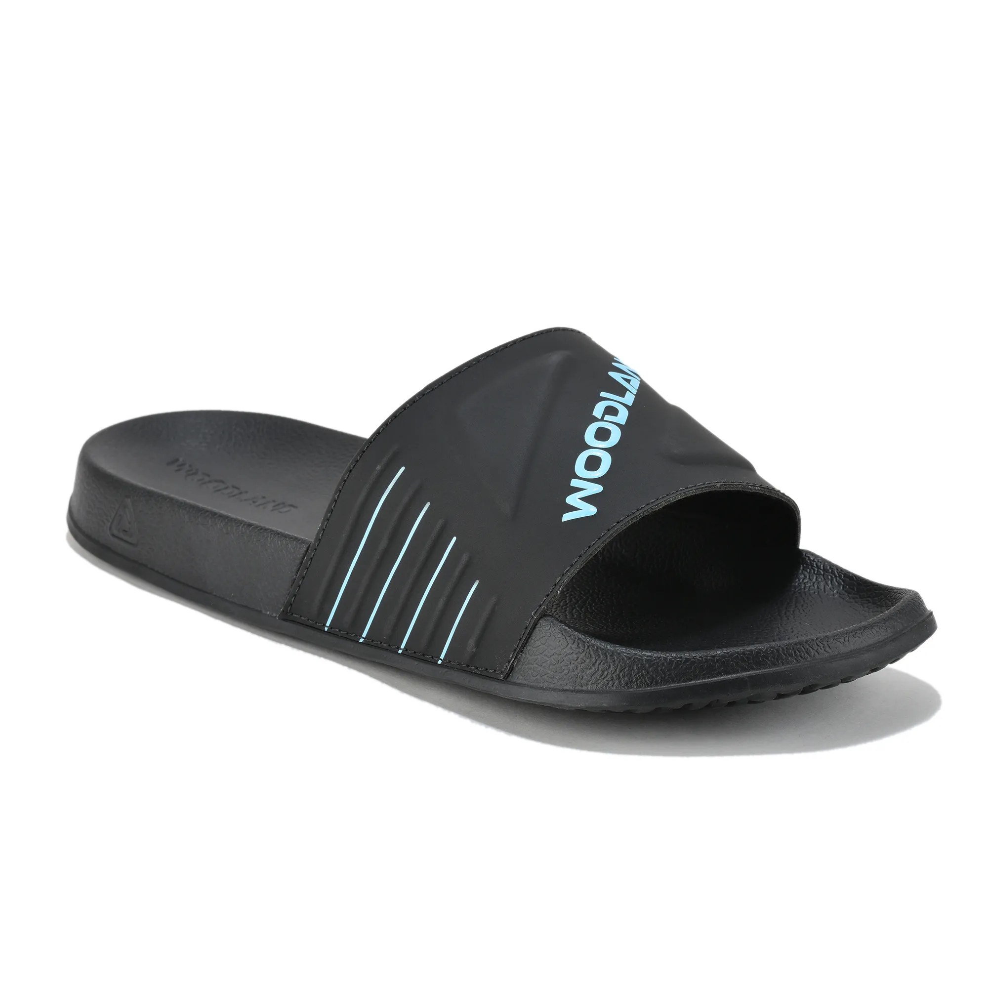 Men Black Lightweight EVA Comfort Slippers - Thumbnail 3
