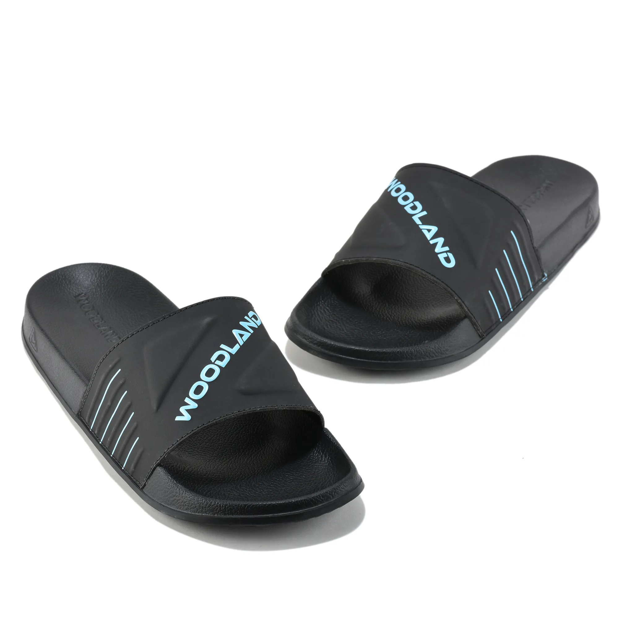 Men Black Lightweight EVA Comfort Slippers - Thumbnail 4
