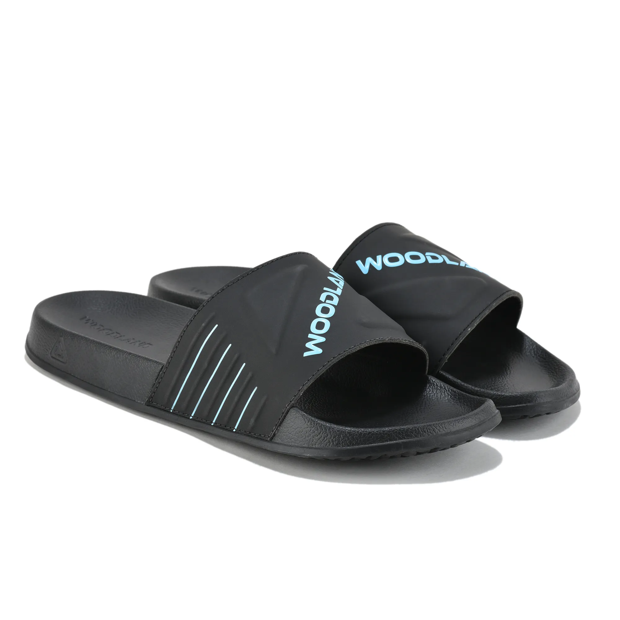 Men Black Lightweight EVA Comfort Slippers - Thumbnail 8