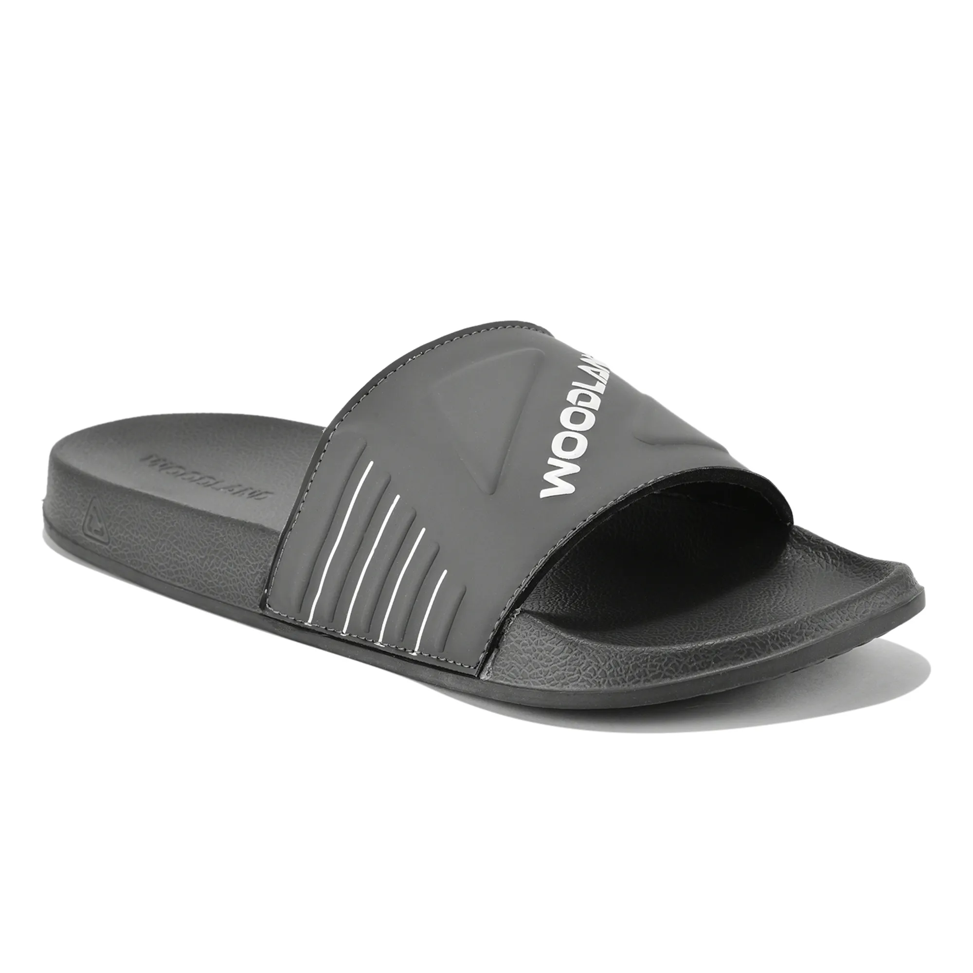 Men Dark Grey Lightweight EVA Comfort Slippers - Thumbnail 4