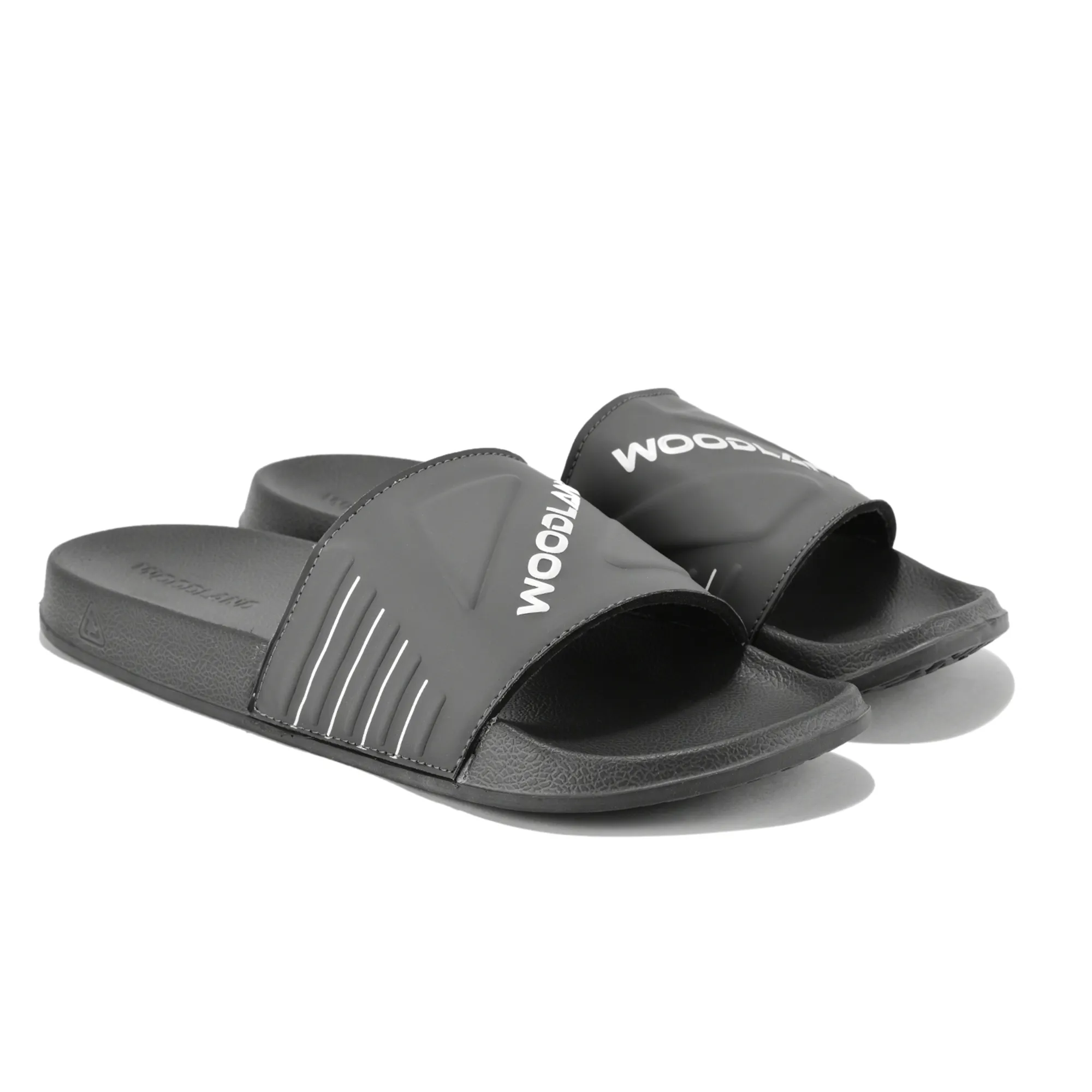 Men Dark Grey Lightweight EVA Comfort Slippers - Thumbnail 10