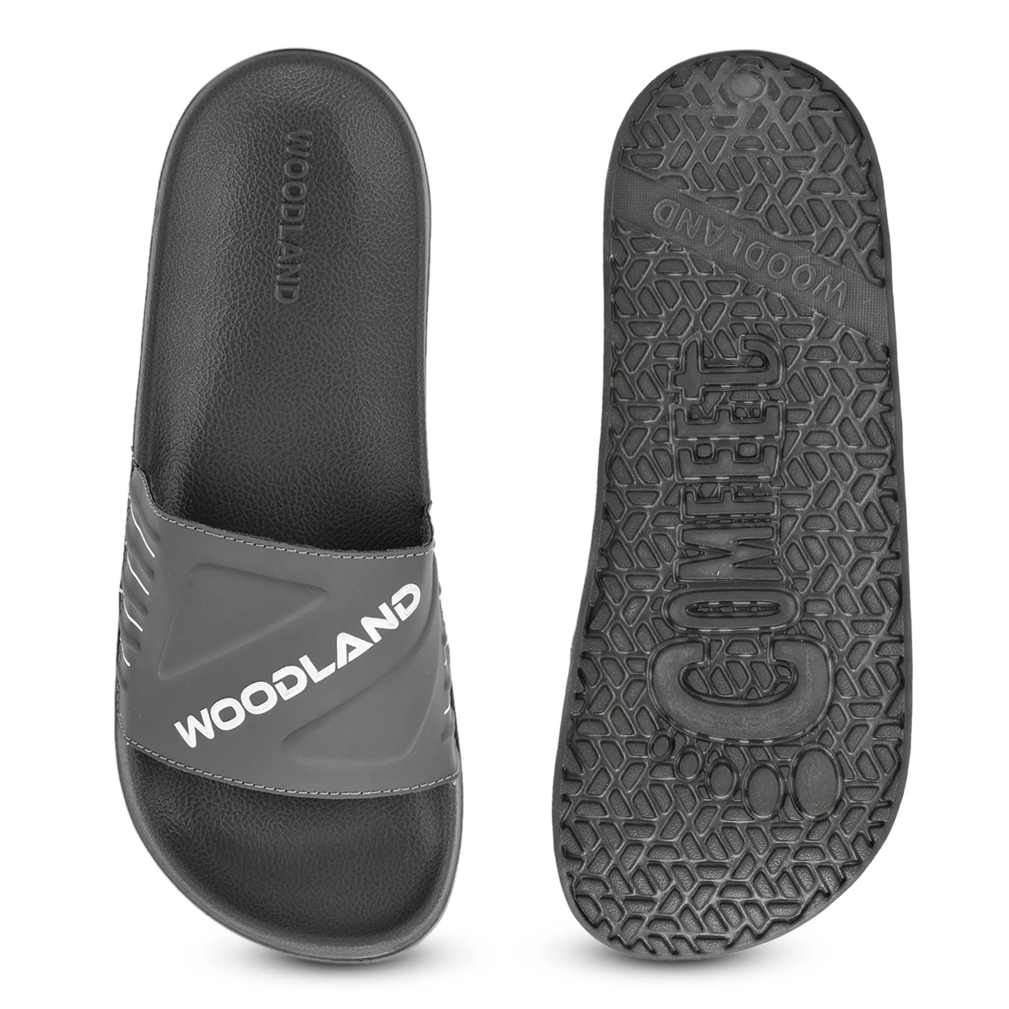 Men Dark Grey Lightweight EVA Comfort Slippers - Thumbnail 11