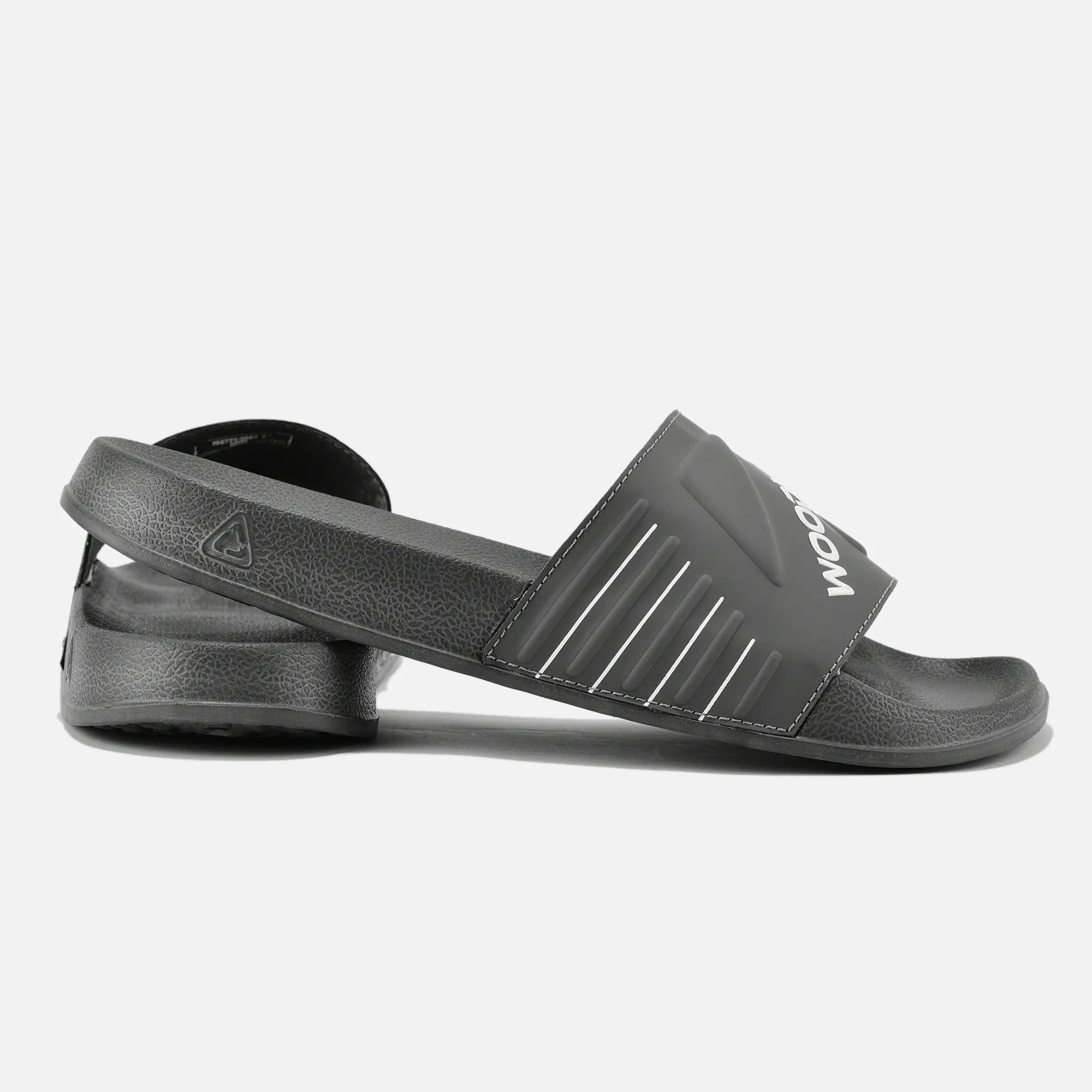 Men Dark Grey Lightweight EVA Comfort Slippers - Thumbnail 12