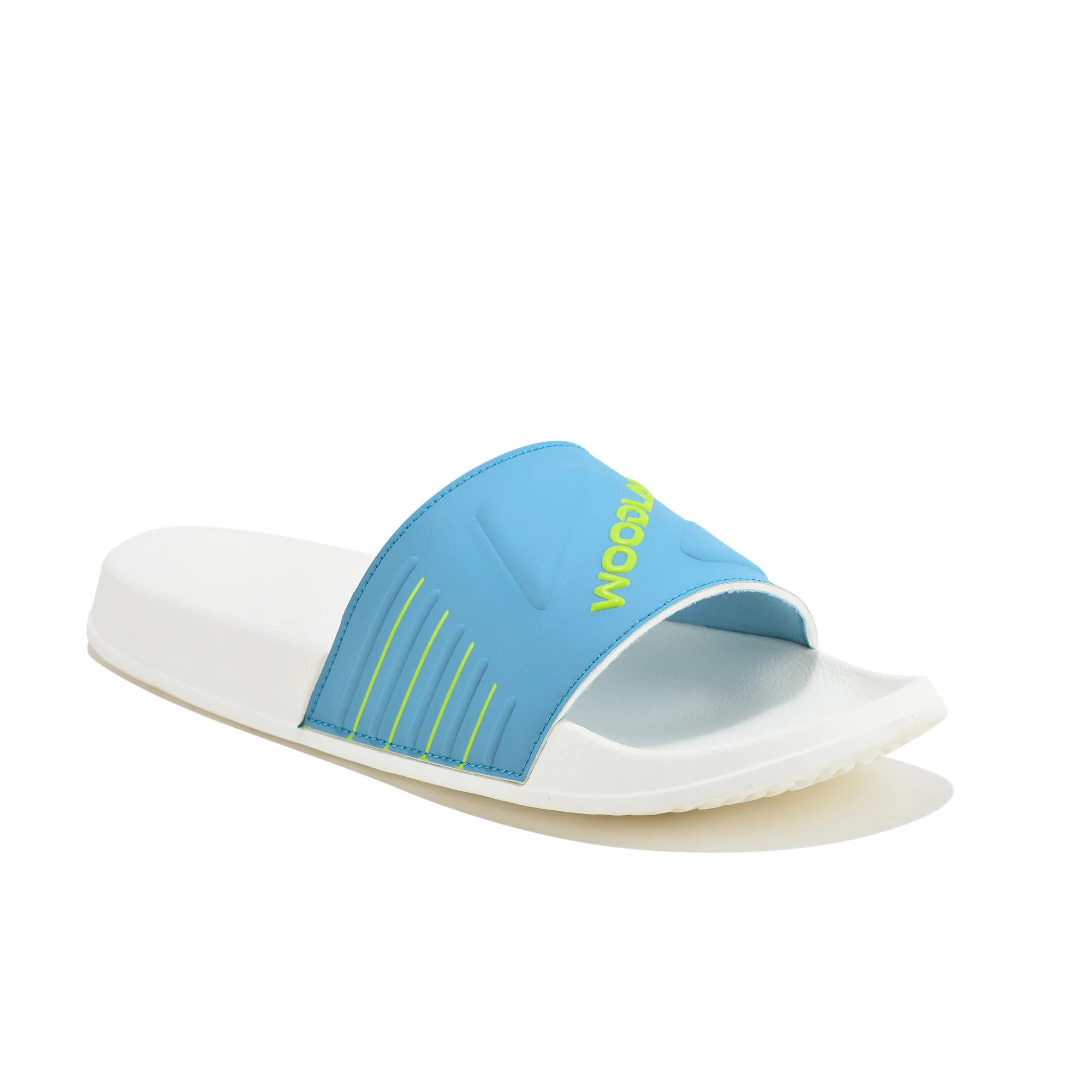 Men White Lightweight EVA Comfort Slippers - Thumbnail 3