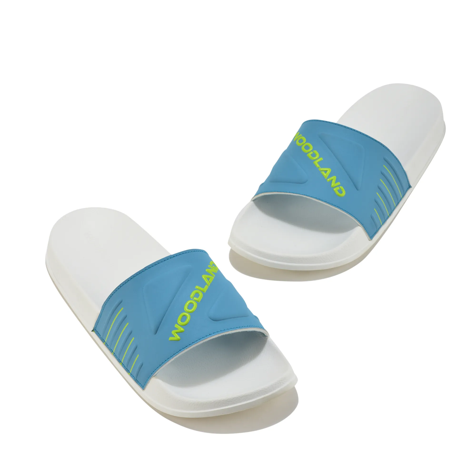 Men White Lightweight EVA Comfort Slippers - Thumbnail 4
