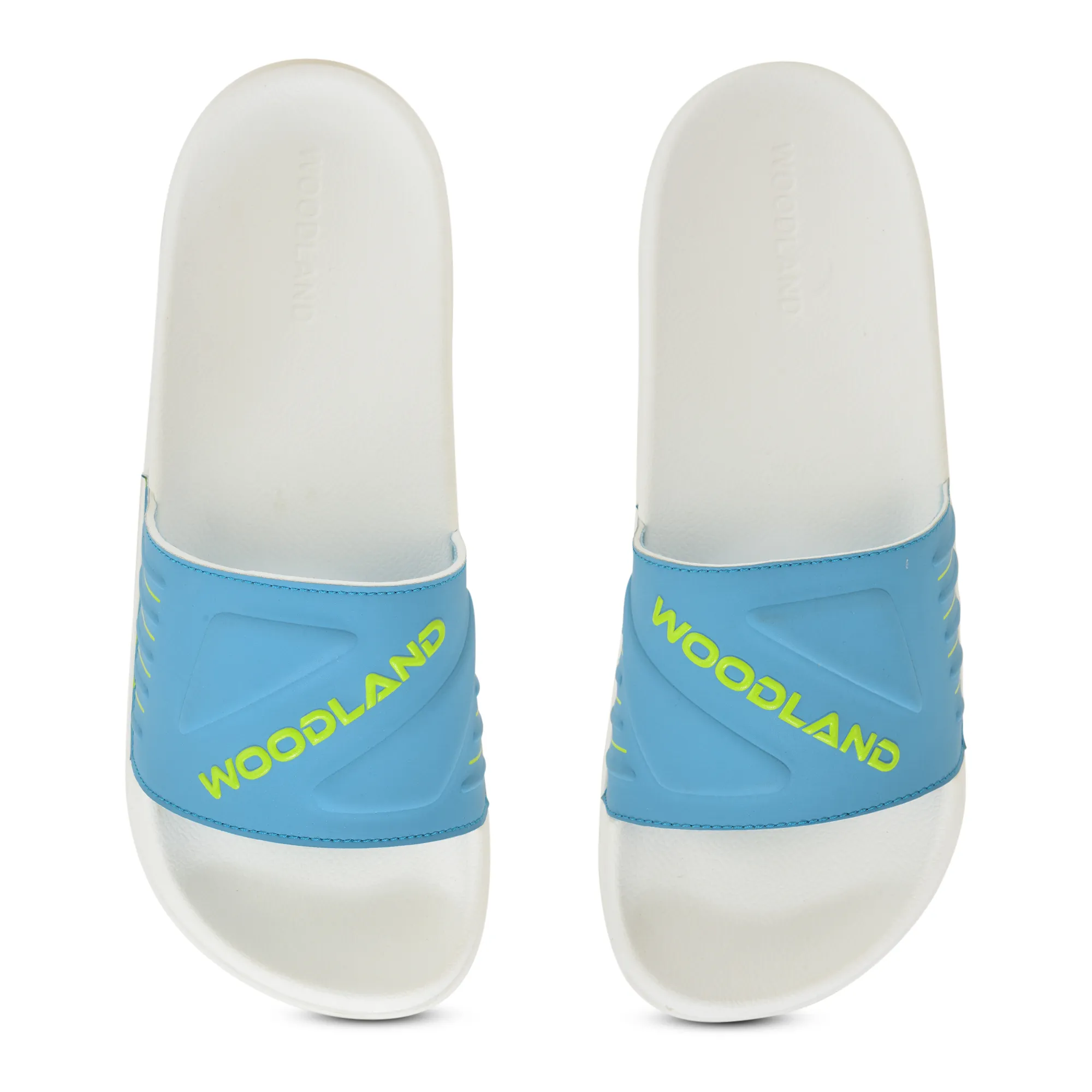 Men White Lightweight EVA Comfort Slippers - Thumbnail 5