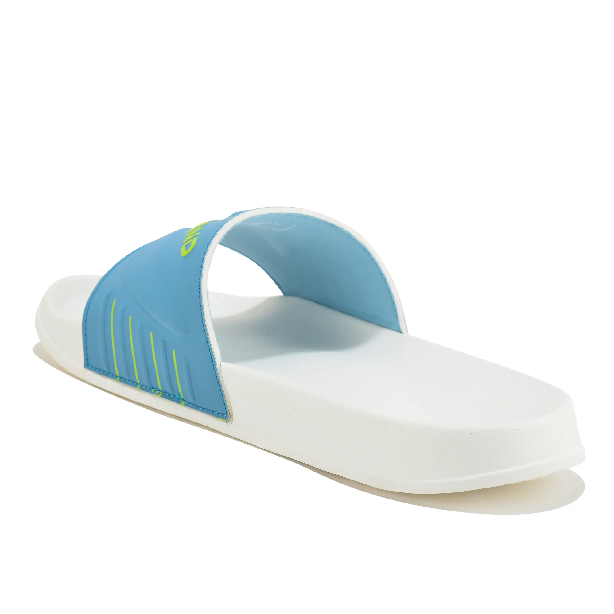 Men White Lightweight EVA Comfort Slippers - Thumbnail 7