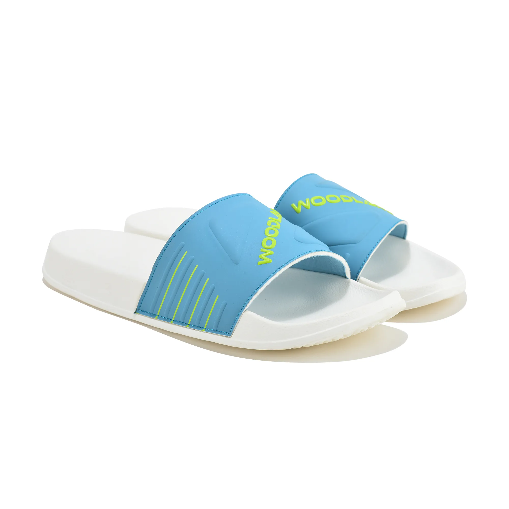 Men White Lightweight EVA Comfort Slippers - Thumbnail 8