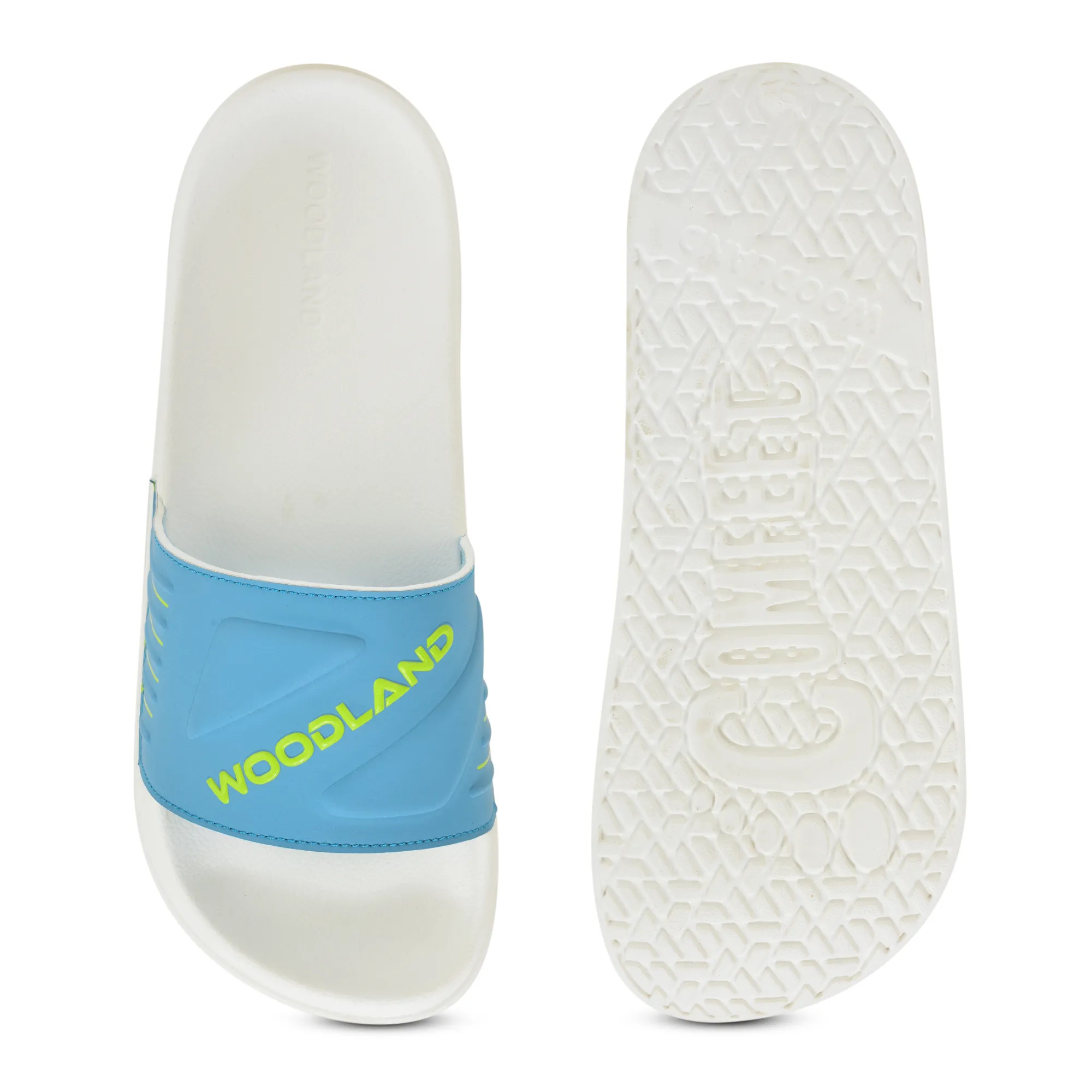 Men White Lightweight EVA Comfort Slippers - Thumbnail 9