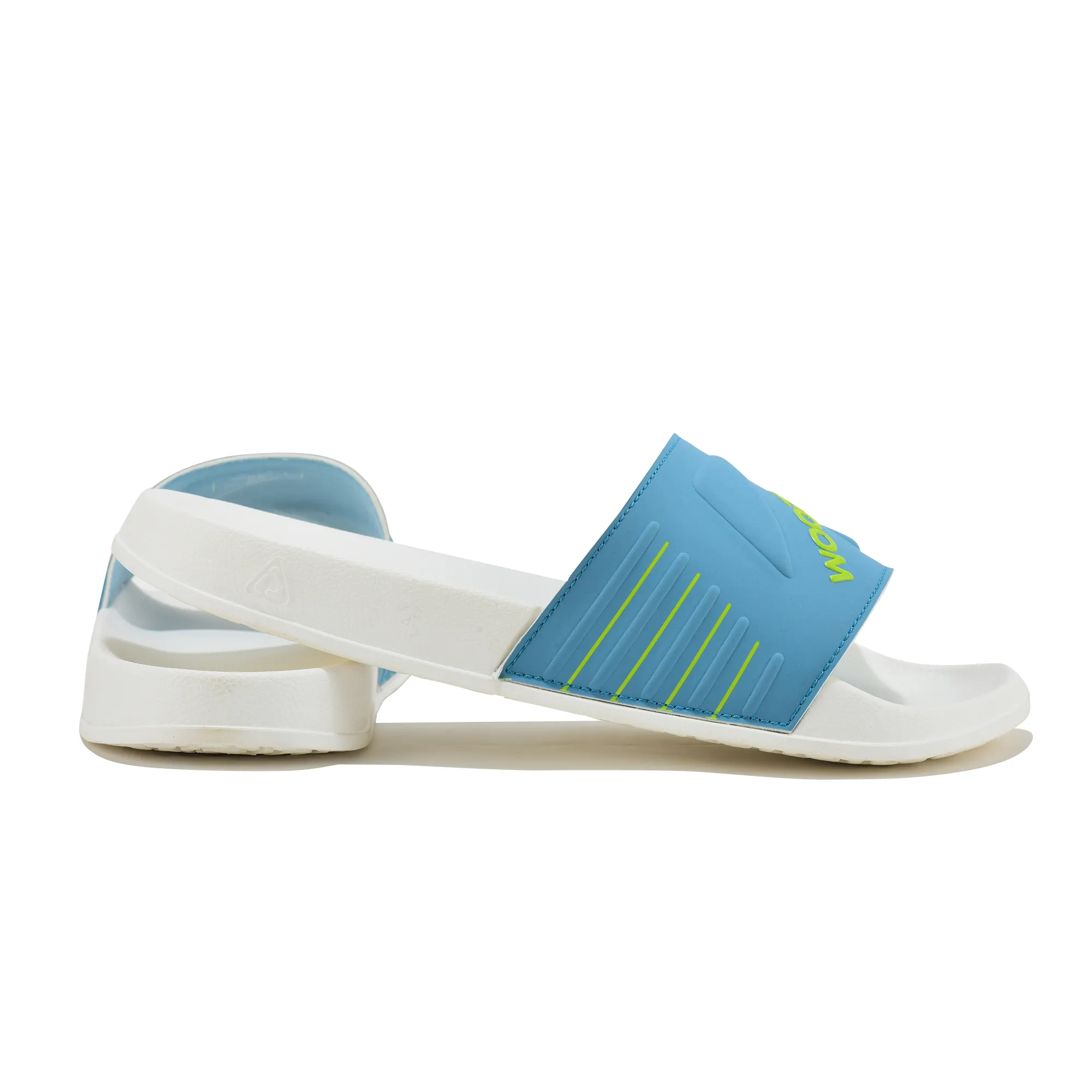 Men White Lightweight EVA Comfort Slippers - Thumbnail 10