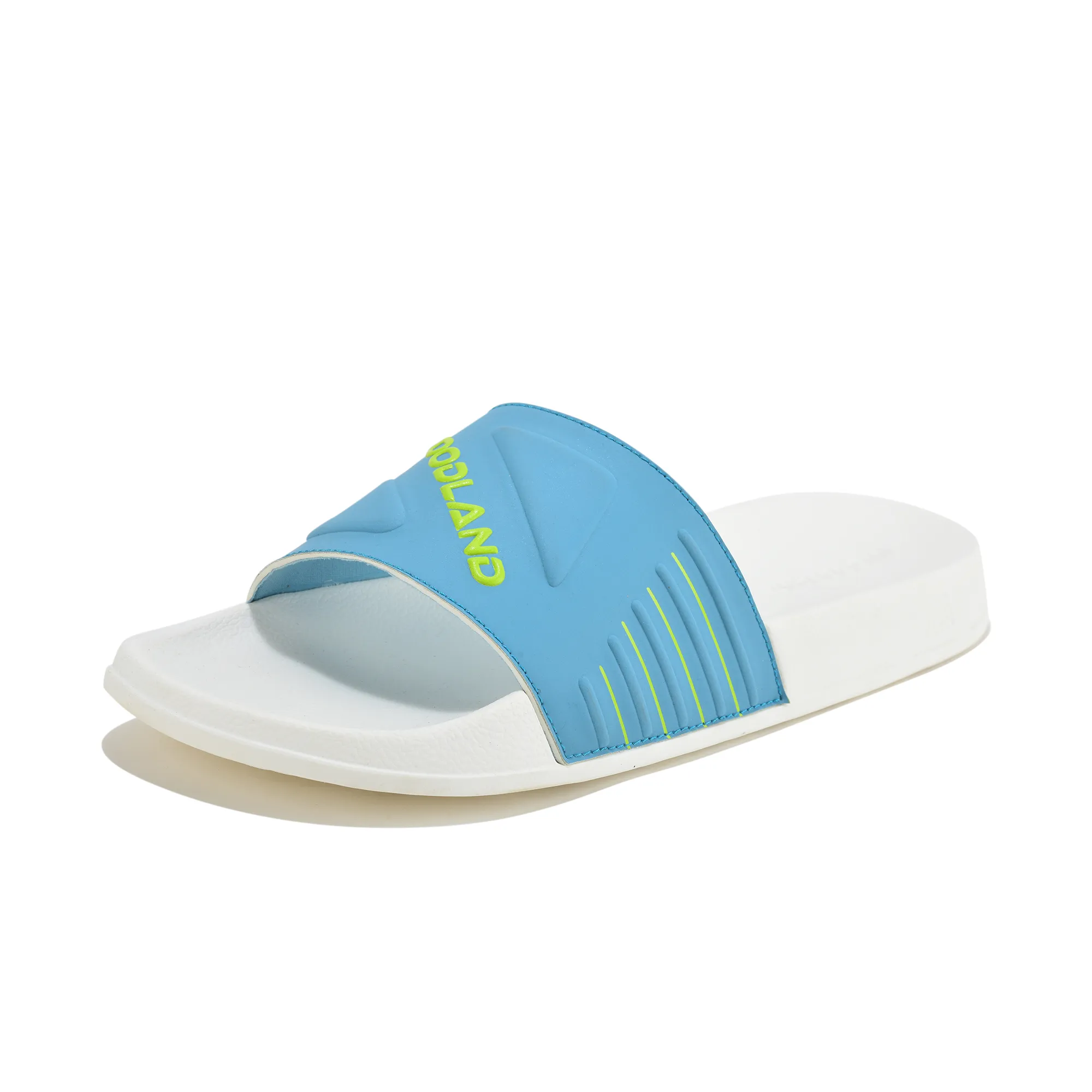 Men White Lightweight EVA Comfort Slippers - Thumbnail 11