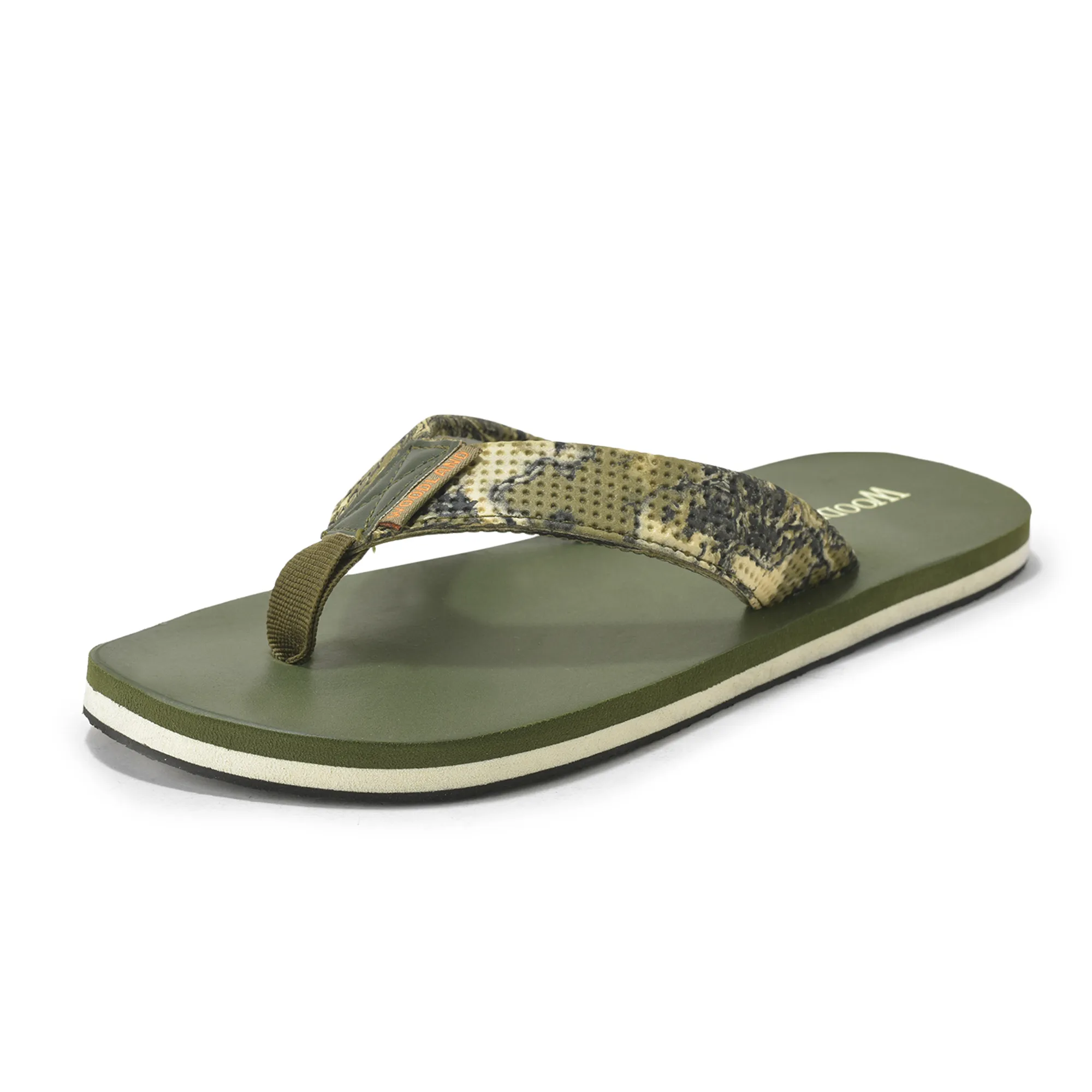Woodland Men’s Olive Durable Everyday Flip Flops - Thumbnail 11