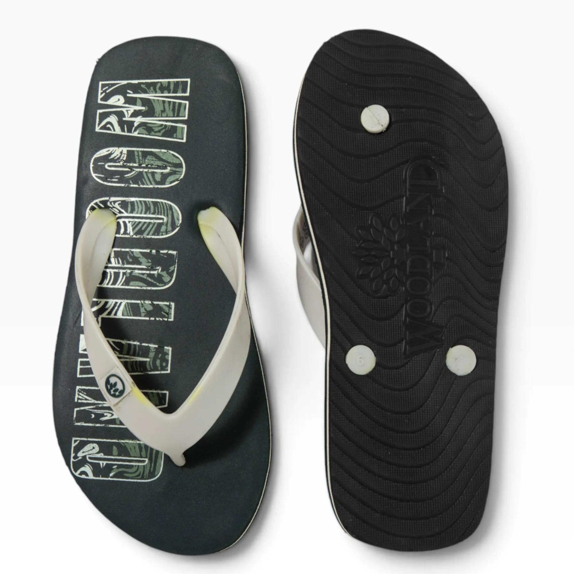 Woodland Men's Green Relax Pace Flip Flops - Thumbnail 8