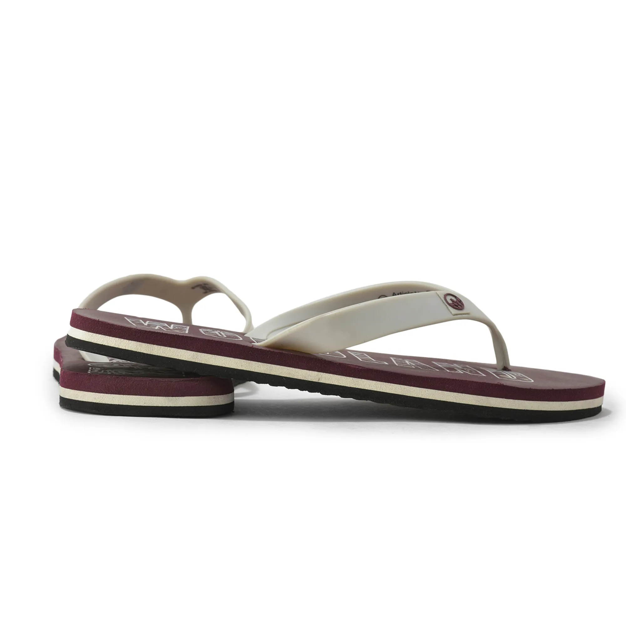 Woodland Men’s Maroon Relax Pace Flip Flops - Thumbnail 10