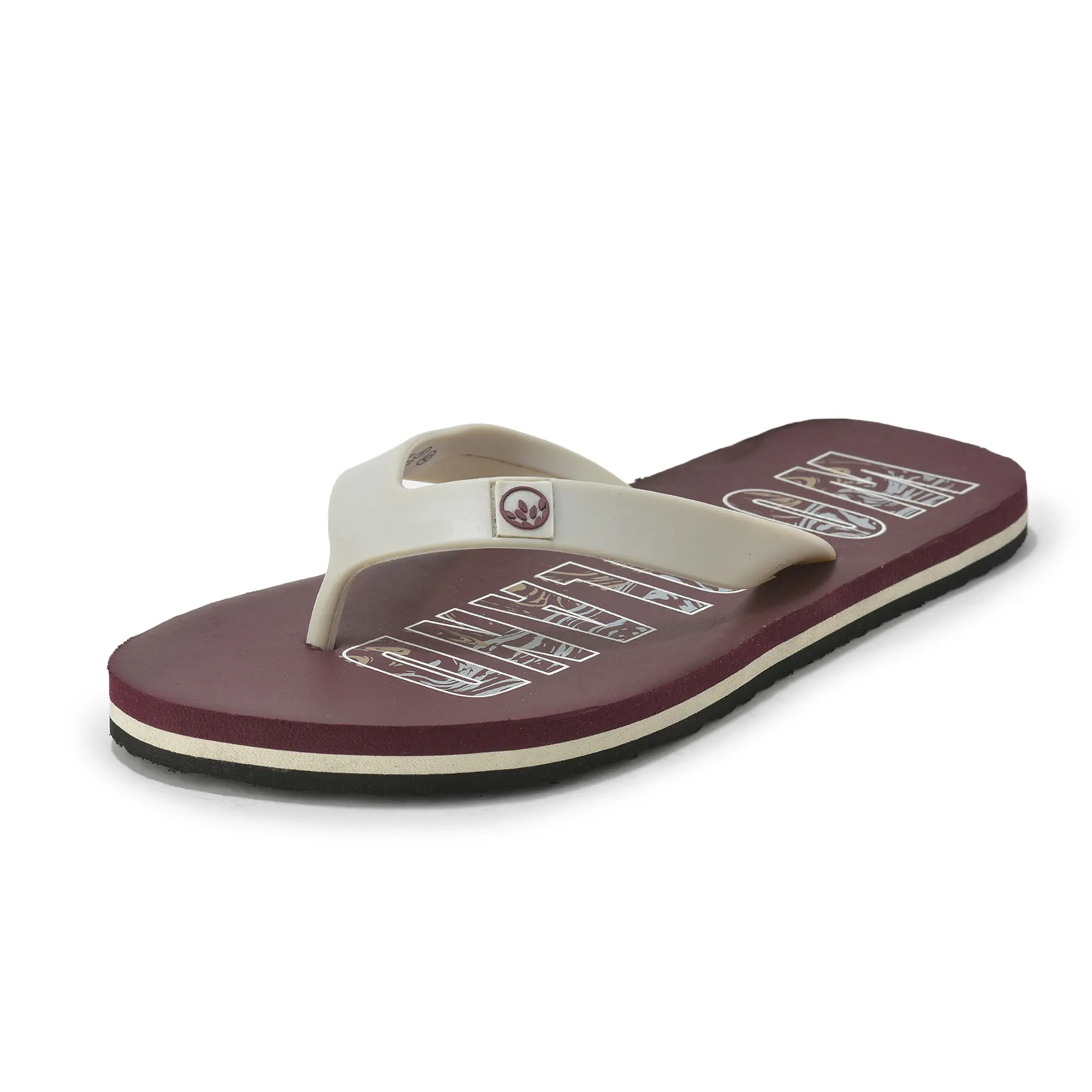 Woodland Men’s Maroon Relax Pace Flip Flops - Thumbnail 11