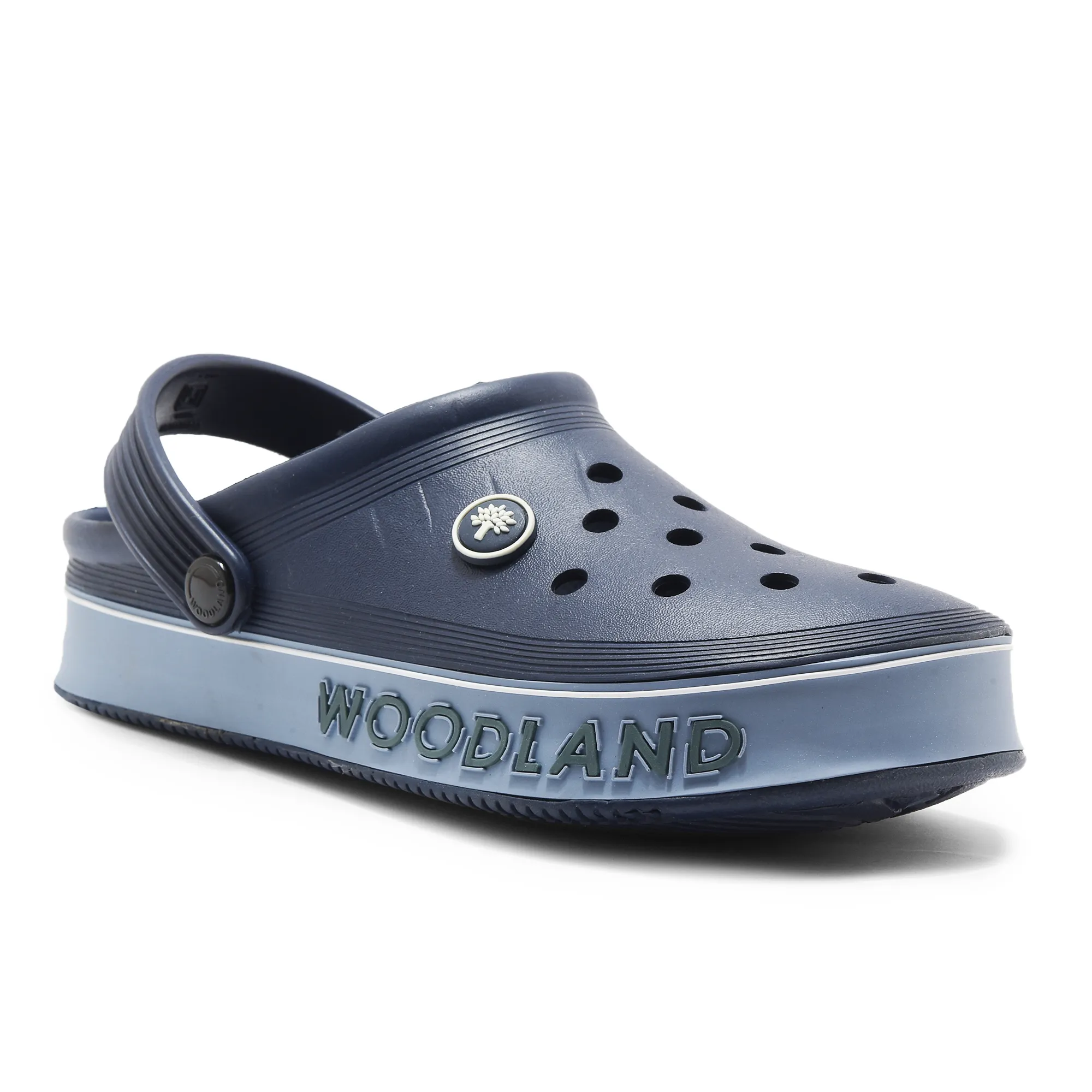 Woodland navy/ dblue Eva Slipper Sliders - Thumbnail 3