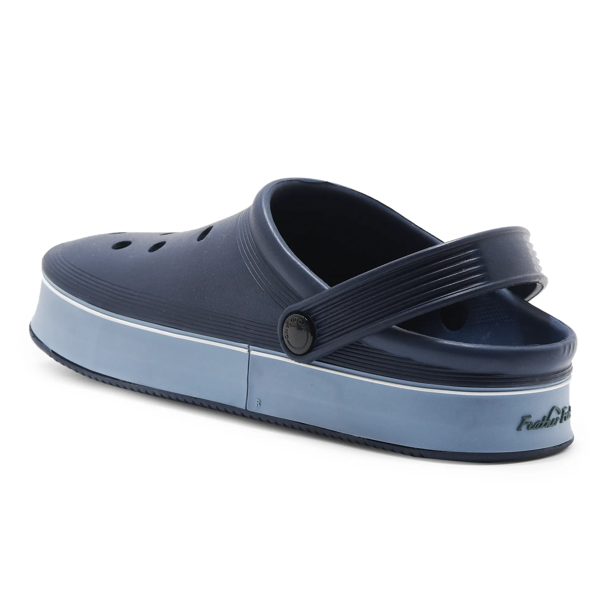 Woodland navy/ dblue Eva Slipper Sliders - Thumbnail 6