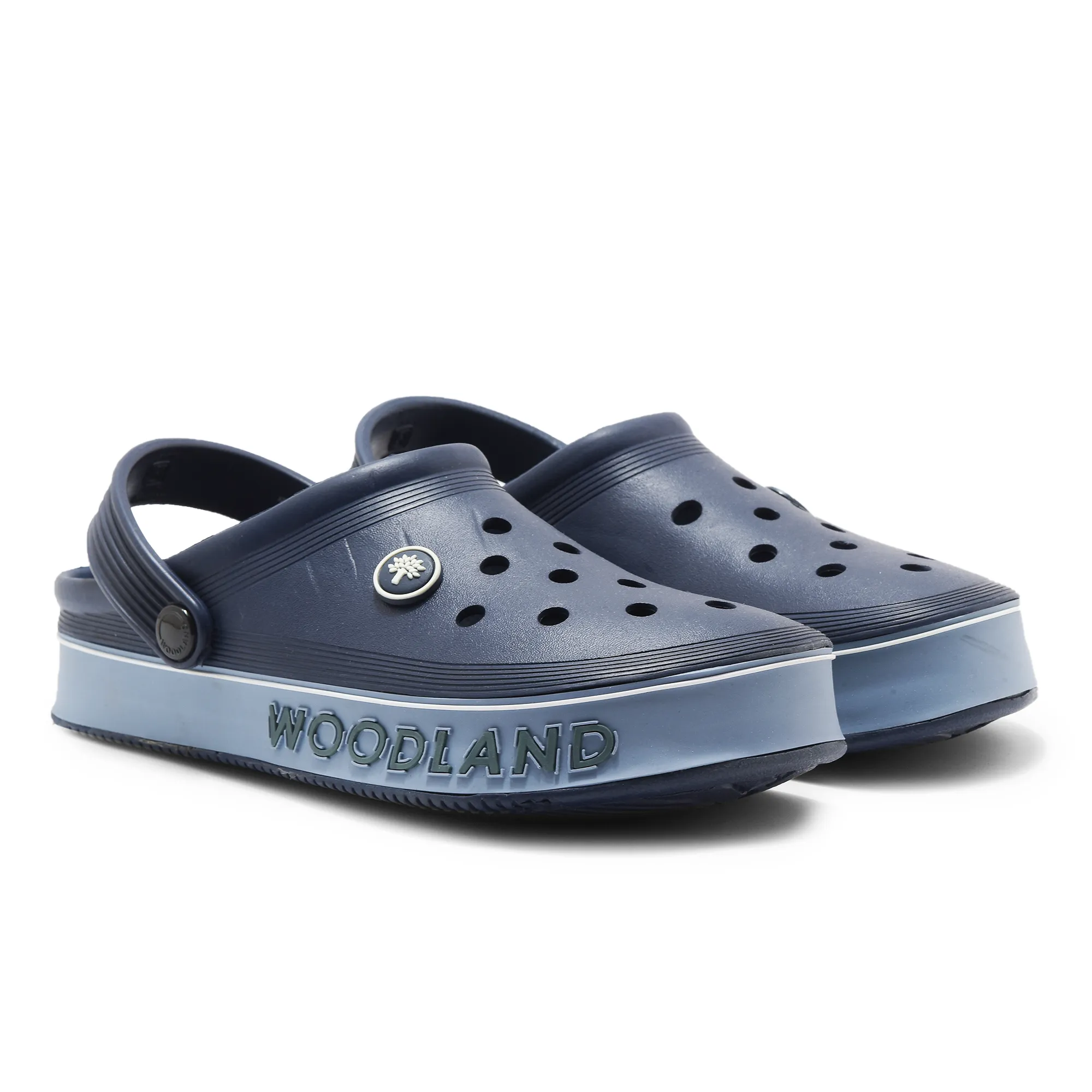 Woodland navy/ dblue Eva Slipper Sliders - Thumbnail 7