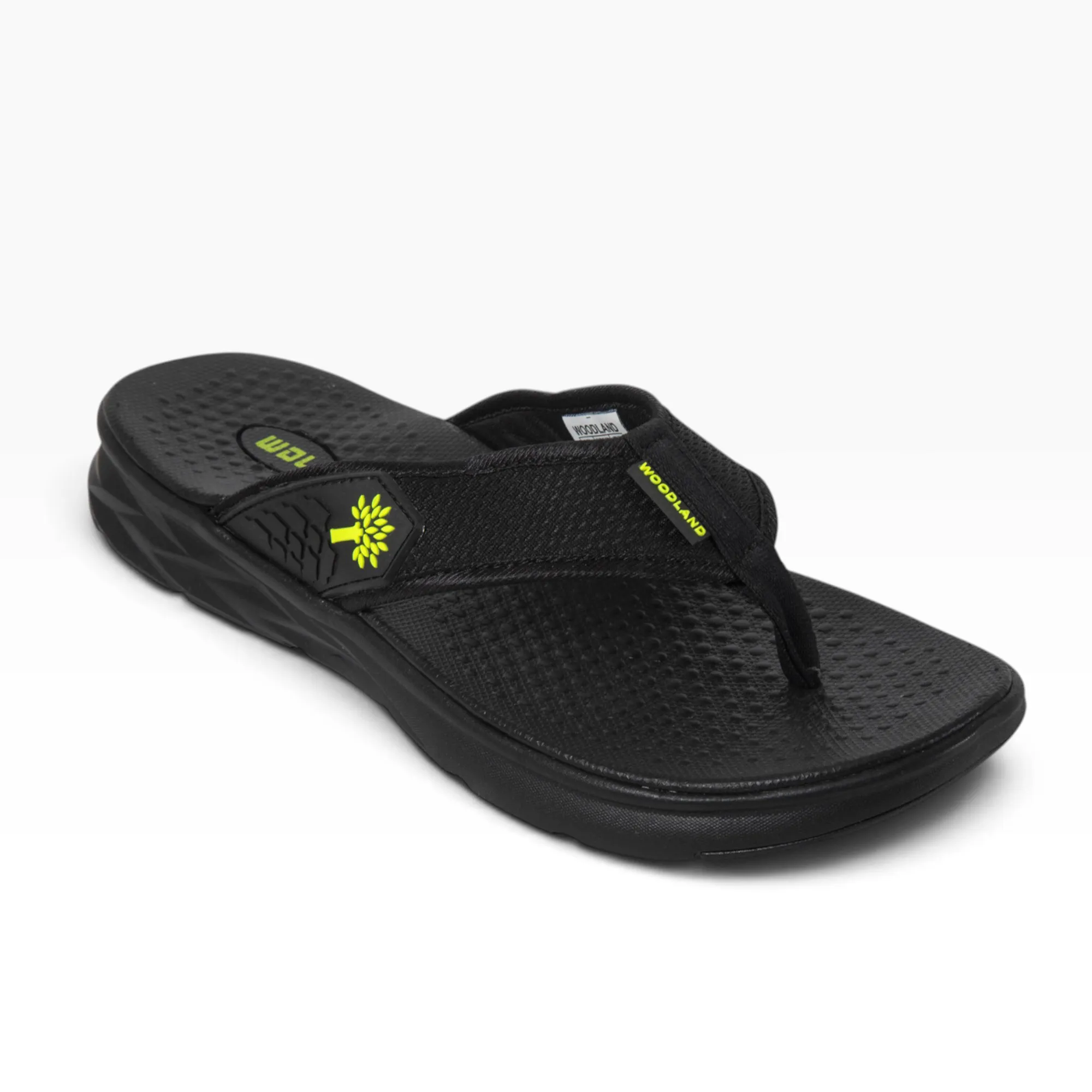 Woodland Men's Black Urban Glide Slippers - Thumbnail 10