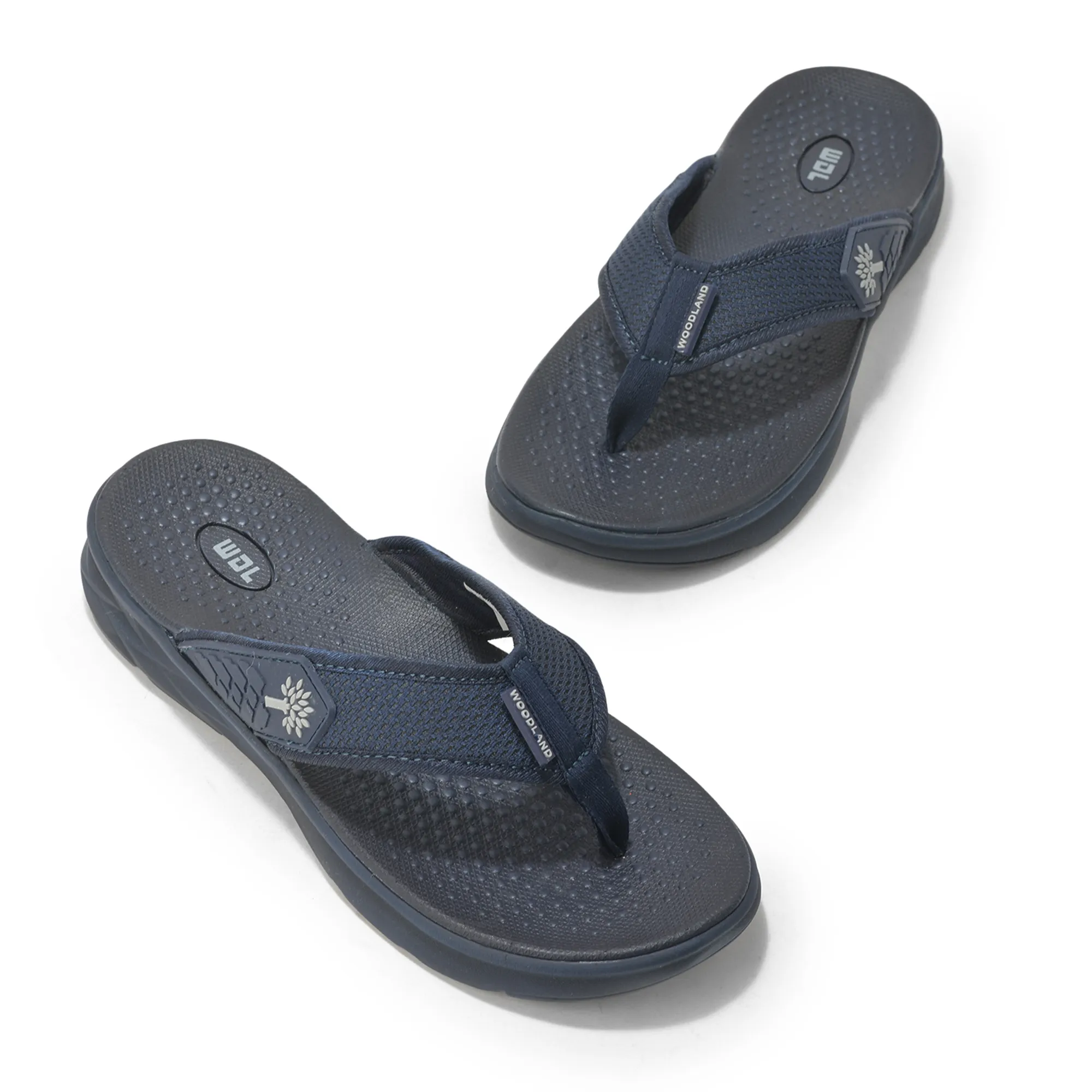 Woodland Men’s Navy Urban Glide Slippers - Thumbnail 4