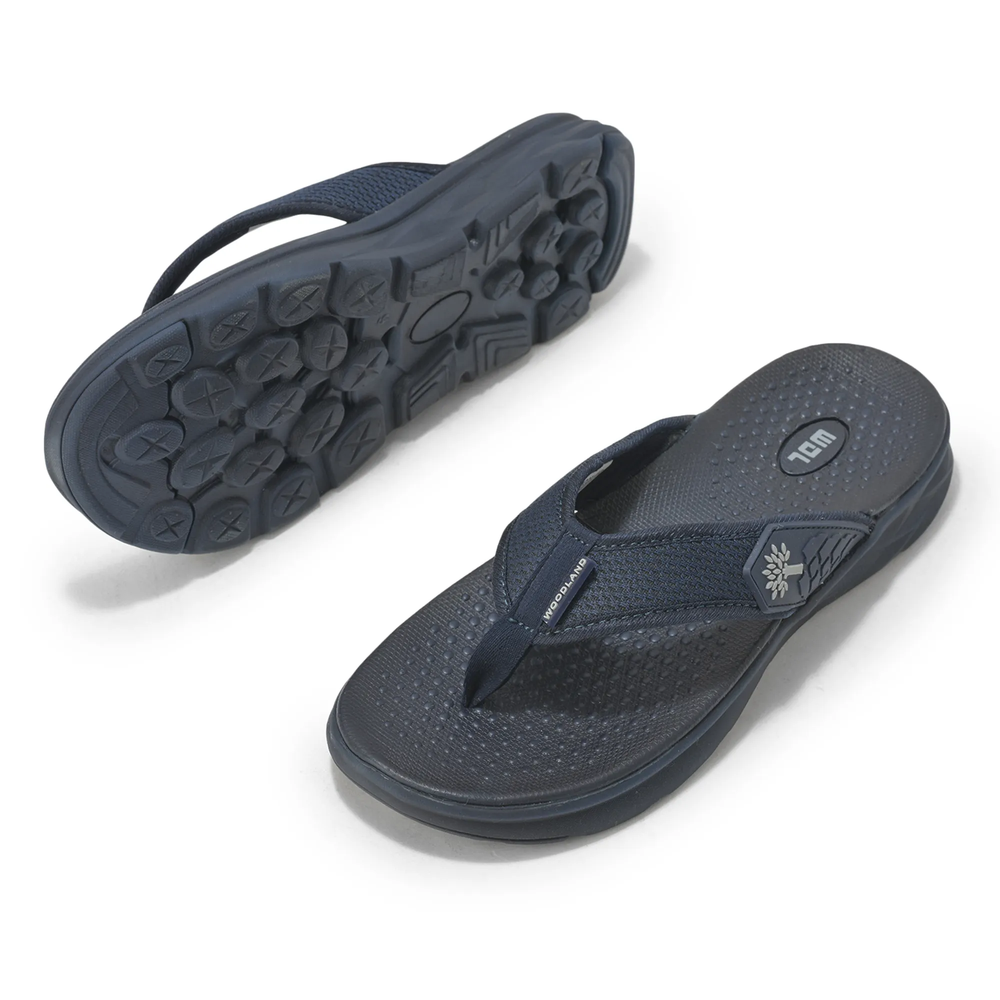 Woodland Men’s Navy Urban Glide Slippers - Thumbnail 6
