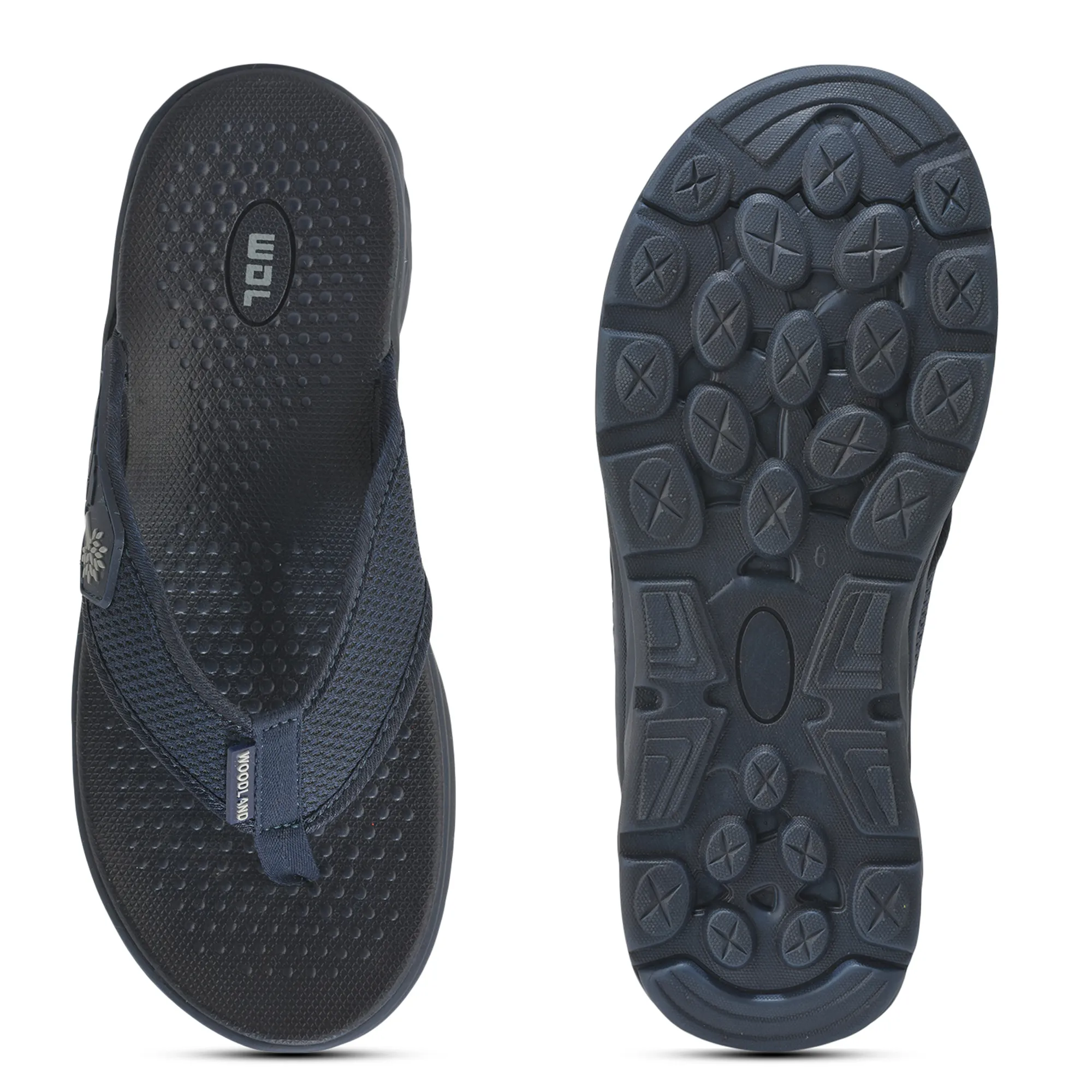 Woodland Men’s Navy Urban Glide Slippers - Thumbnail 9