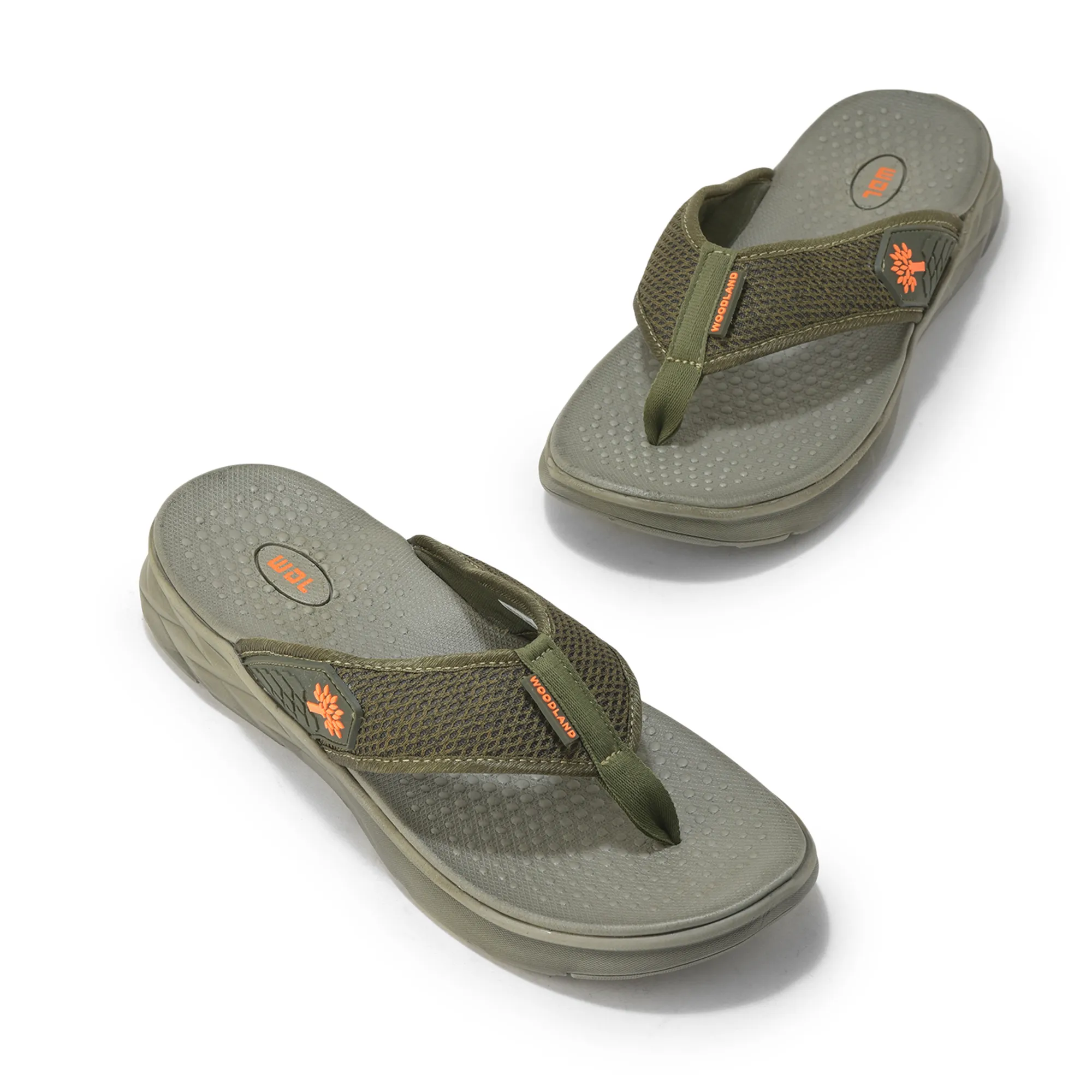 Woodland Men’s Olive Urban Glide Slippers - Thumbnail 4