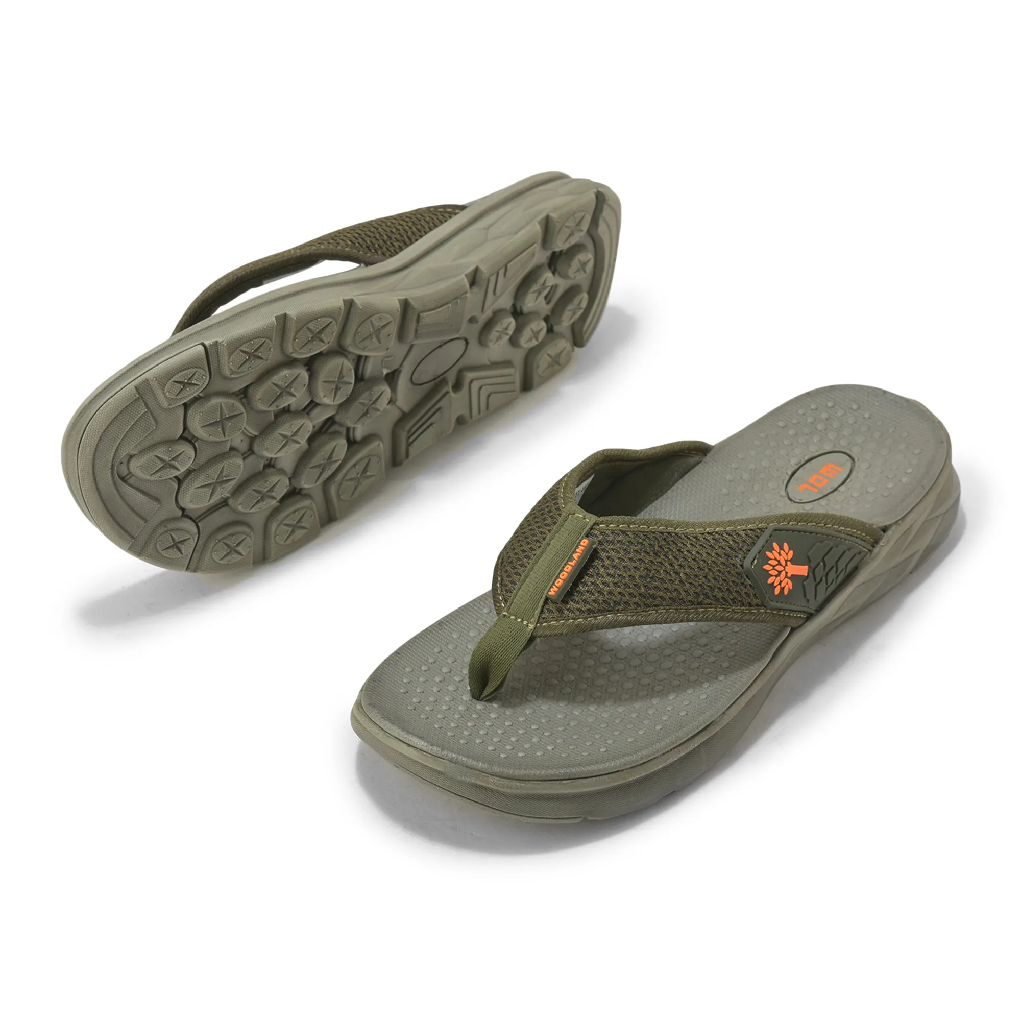 Woodland Men’s Olive Urban Glide Slippers - Thumbnail 6