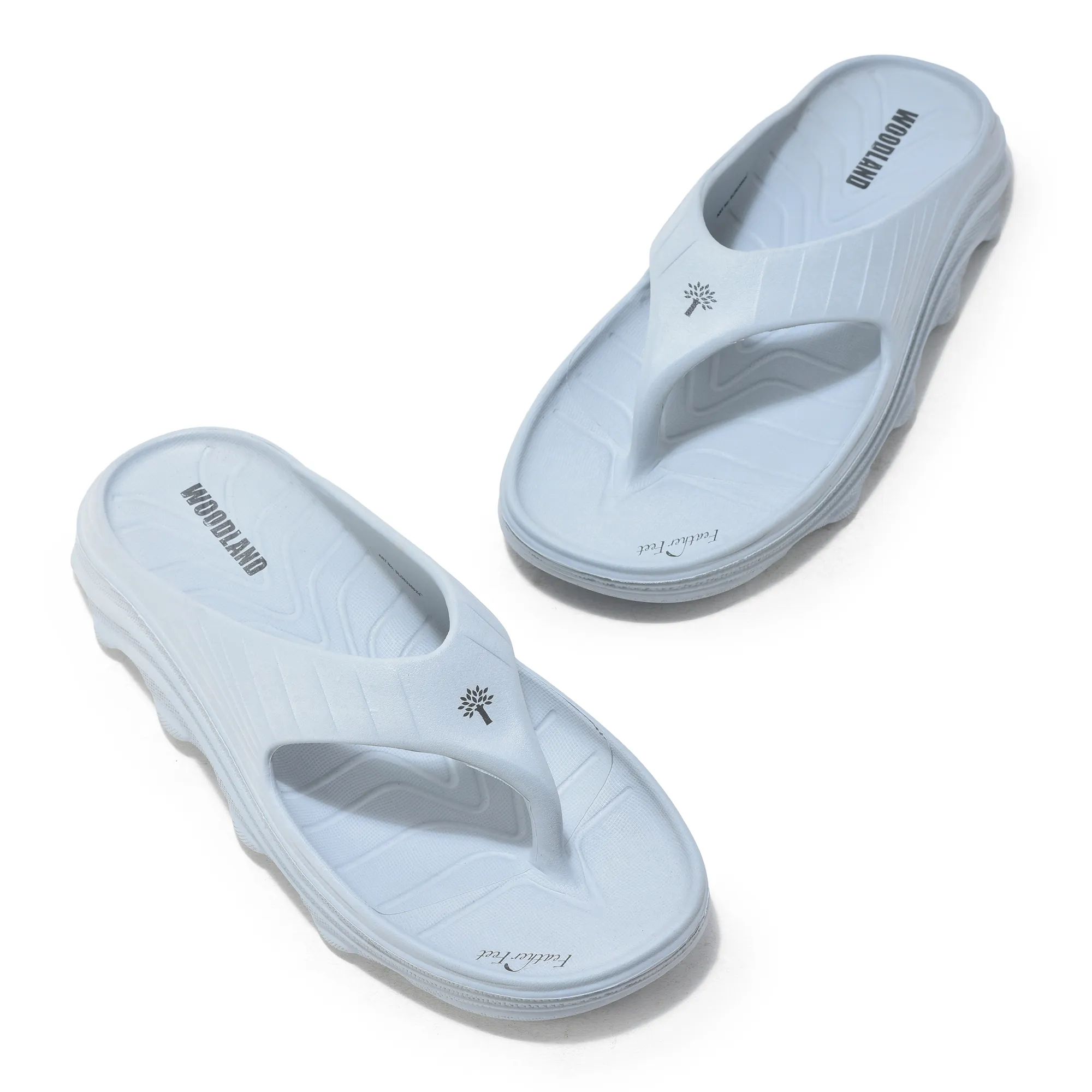 Grey Eva Sports Slippers For Men - Thumbnail 2